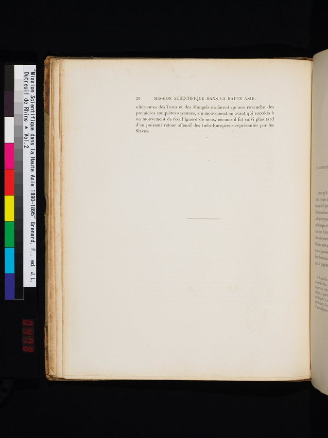 Mission Scientifique dans la Haute Asie 1890-1895 : vol.2 / 48 ページ（カラー画像）