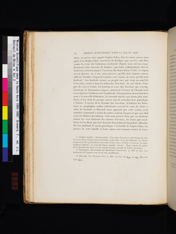 Mission Scientifique dans la Haute Asie 1890-1895 : vol.2 / 60 ページ（カラー画像）