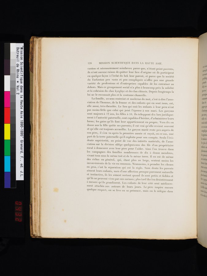 Mission Scientifique dans la Haute Asie 1890-1895 : vol.2 / 144 ページ（カラー画像）