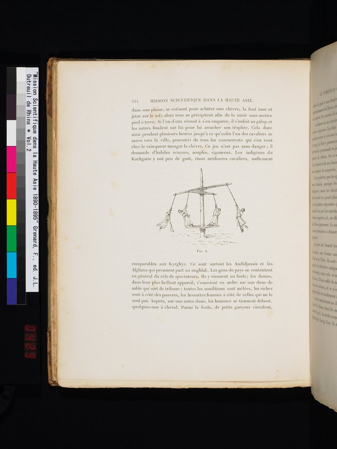 Mission Scientifique dans la Haute Asie 1890-1895 : vol.2 / 150 ページ（カラー画像）