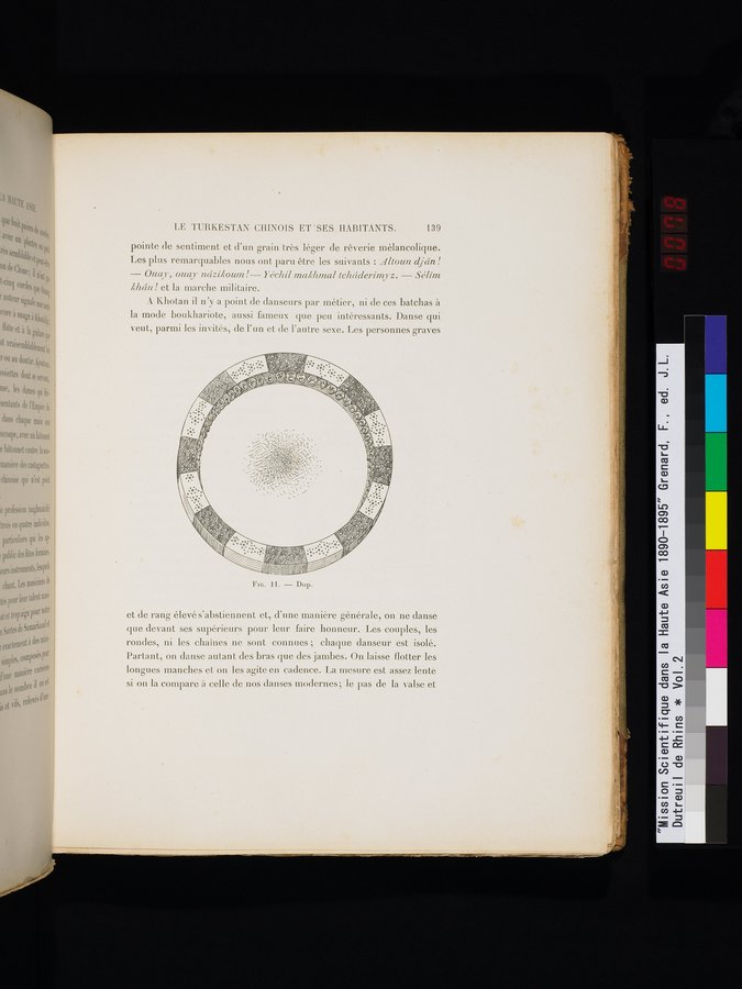Mission Scientifique dans la Haute Asie 1890-1895 : vol.2 / 155 ページ（カラー画像）