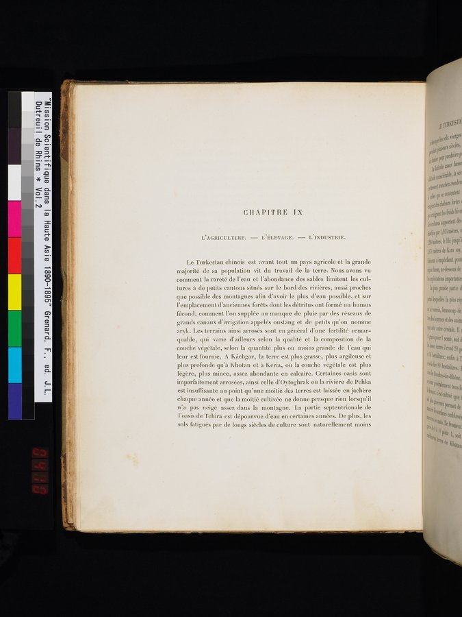 Mission Scientifique dans la Haute Asie 1890-1895 : vol.2 / 188 ページ（カラー画像）