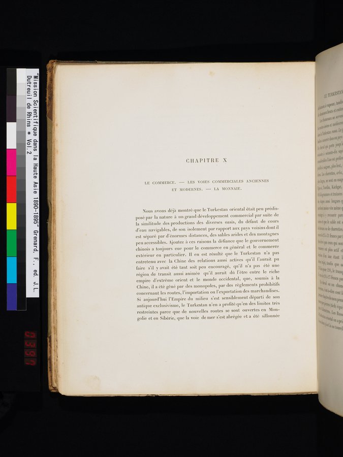 Mission Scientifique dans la Haute Asie 1890-1895 : vol.2 / 224 ページ（カラー画像）