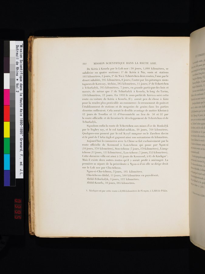 Mission Scientifique dans la Haute Asie 1890-1895 : vol.2 / Page 228 (Color Image)