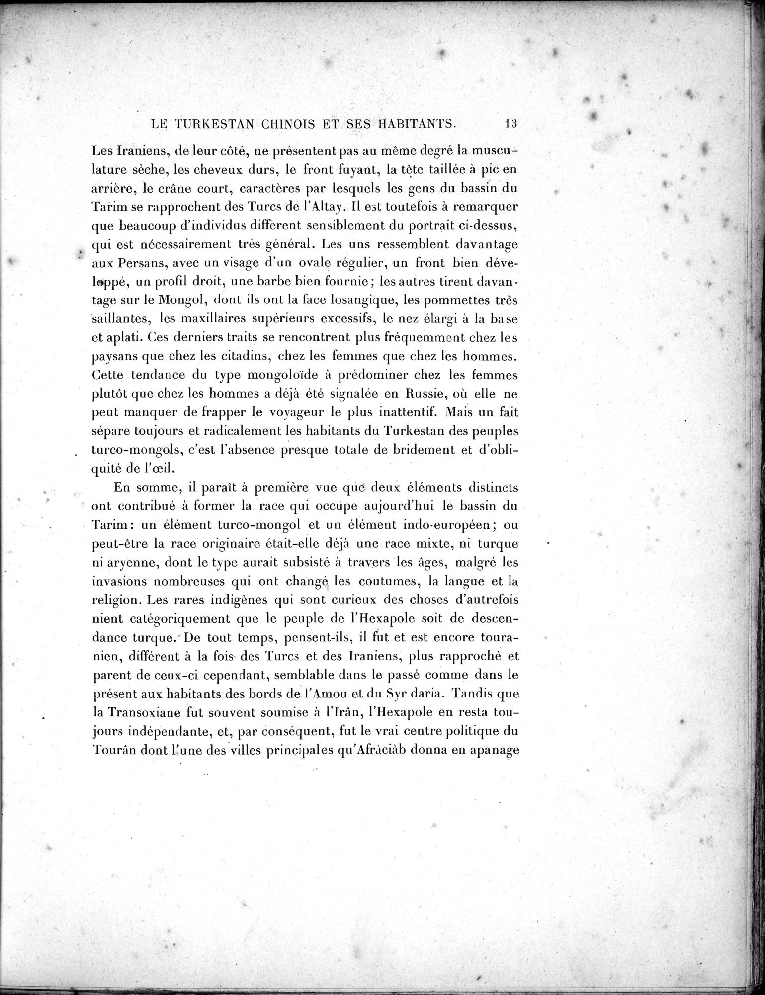 Mission Scientifique dans la Haute Asie 1890-1895 : vol.2 / Page 23 (Grayscale High Resolution Image)