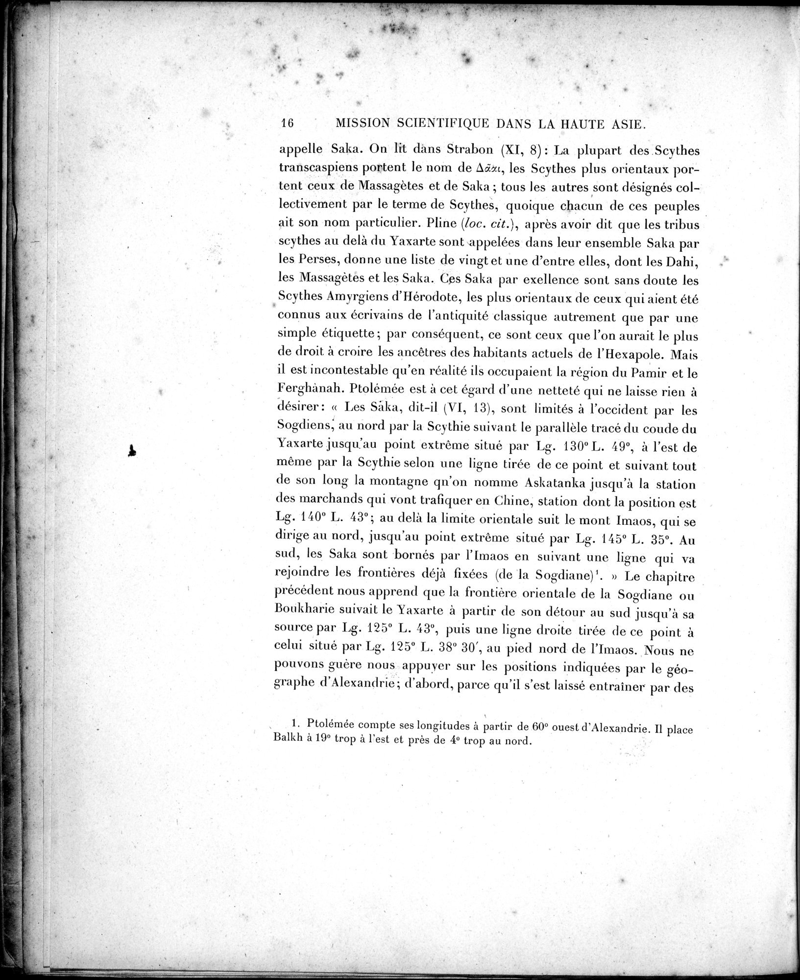 Mission Scientifique dans la Haute Asie 1890-1895 : vol.2 / Page 26 (Grayscale High Resolution Image)