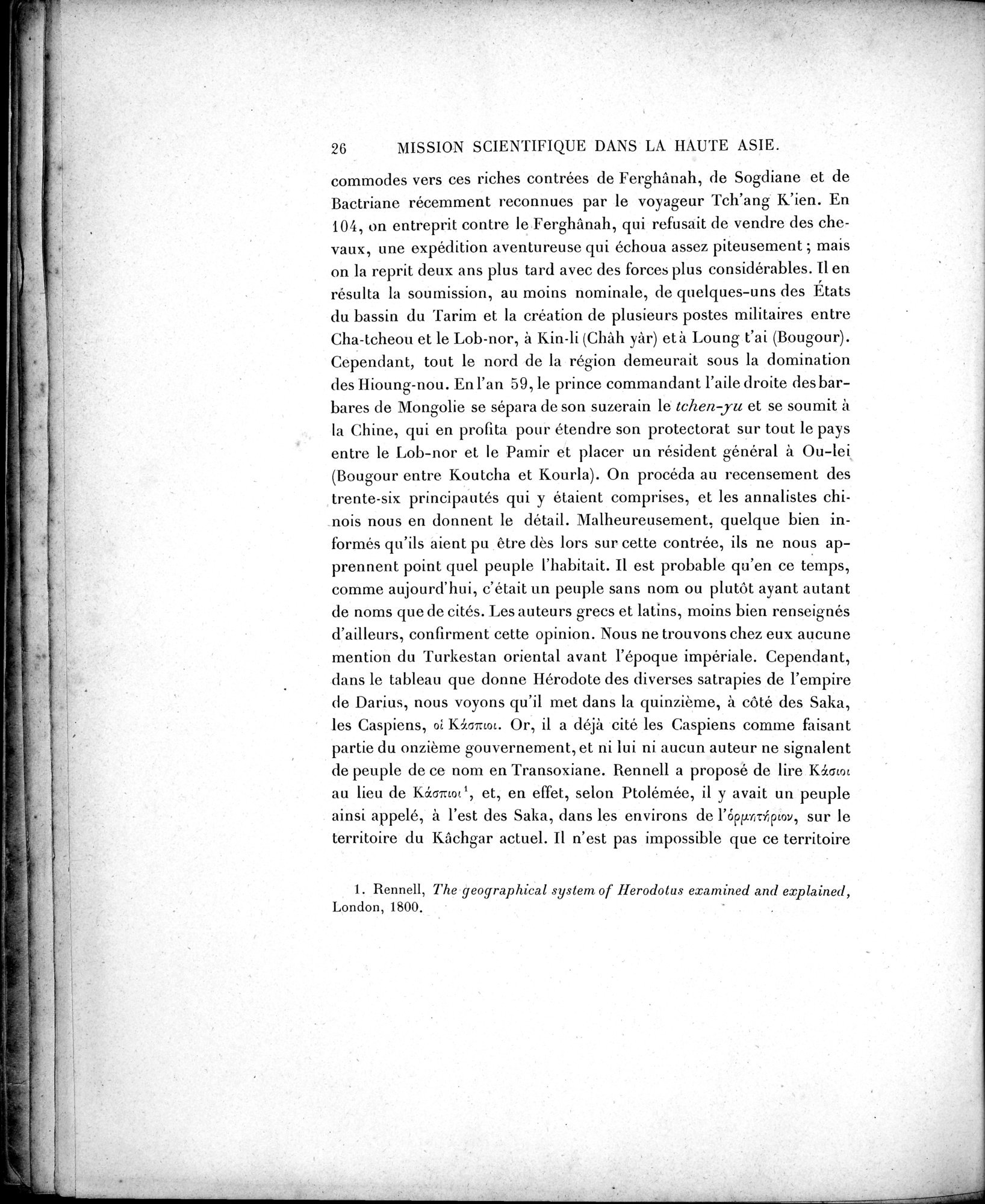 Mission Scientifique dans la Haute Asie 1890-1895 : vol.2 / Page 38 (Grayscale High Resolution Image)