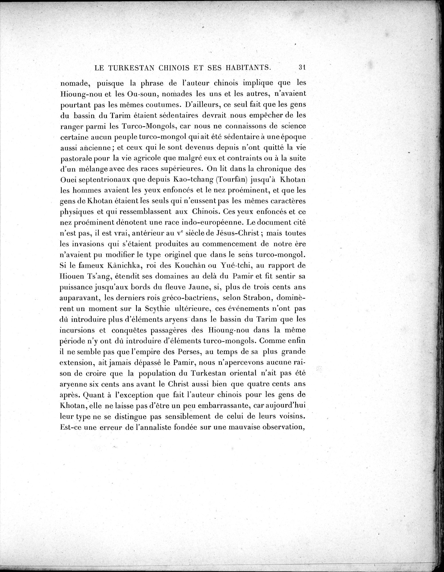 Mission Scientifique dans la Haute Asie 1890-1895 : vol.2 / Page 43 (Grayscale High Resolution Image)