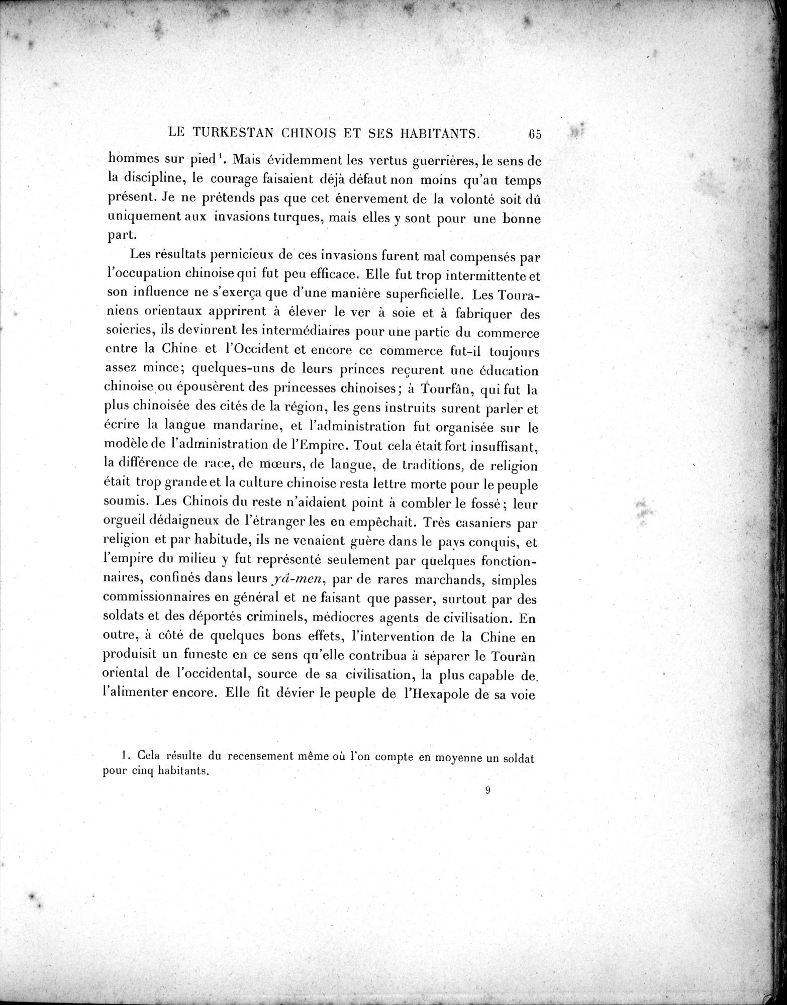 Mission Scientifique dans la Haute Asie 1890-1895 : vol.2 / Page 77 (Grayscale High Resolution Image)