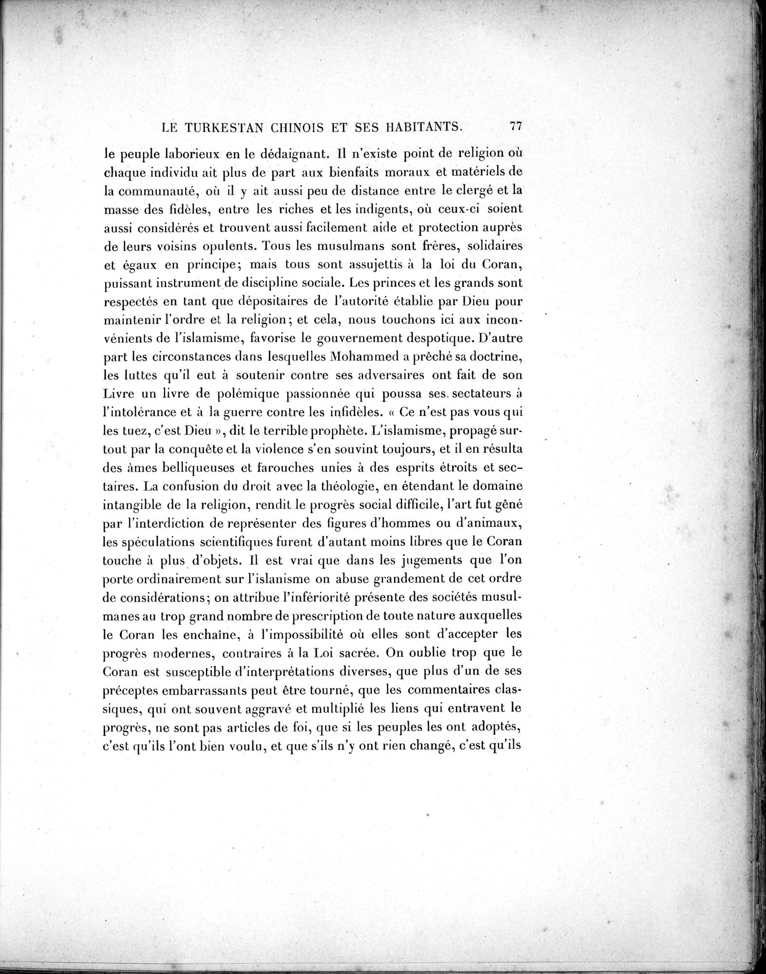 Mission Scientifique dans la Haute Asie 1890-1895 : vol.2 / 89 ページ（白黒高解像度画像）