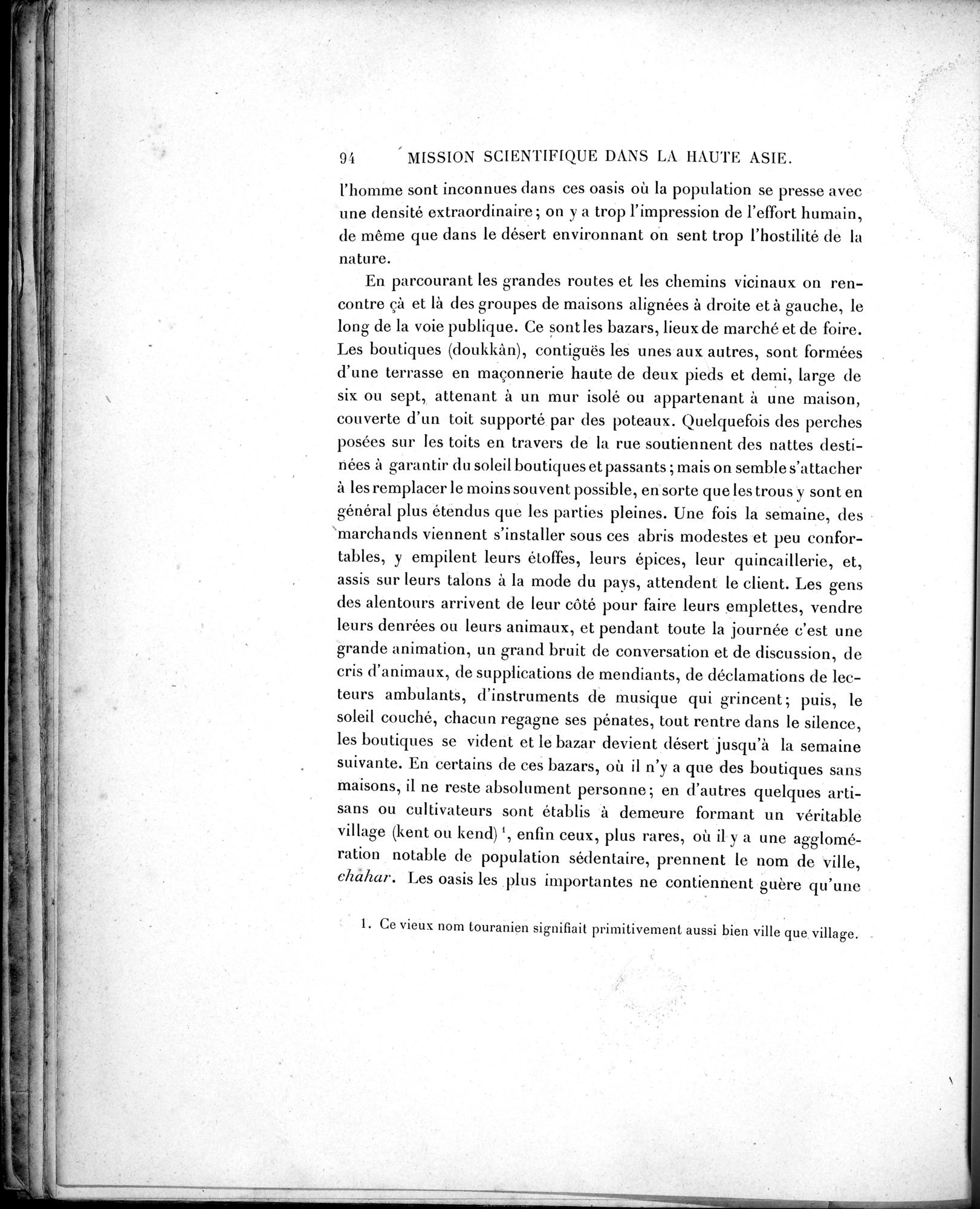 Mission Scientifique dans la Haute Asie 1890-1895 : vol.2 / Page 106 (Grayscale High Resolution Image)