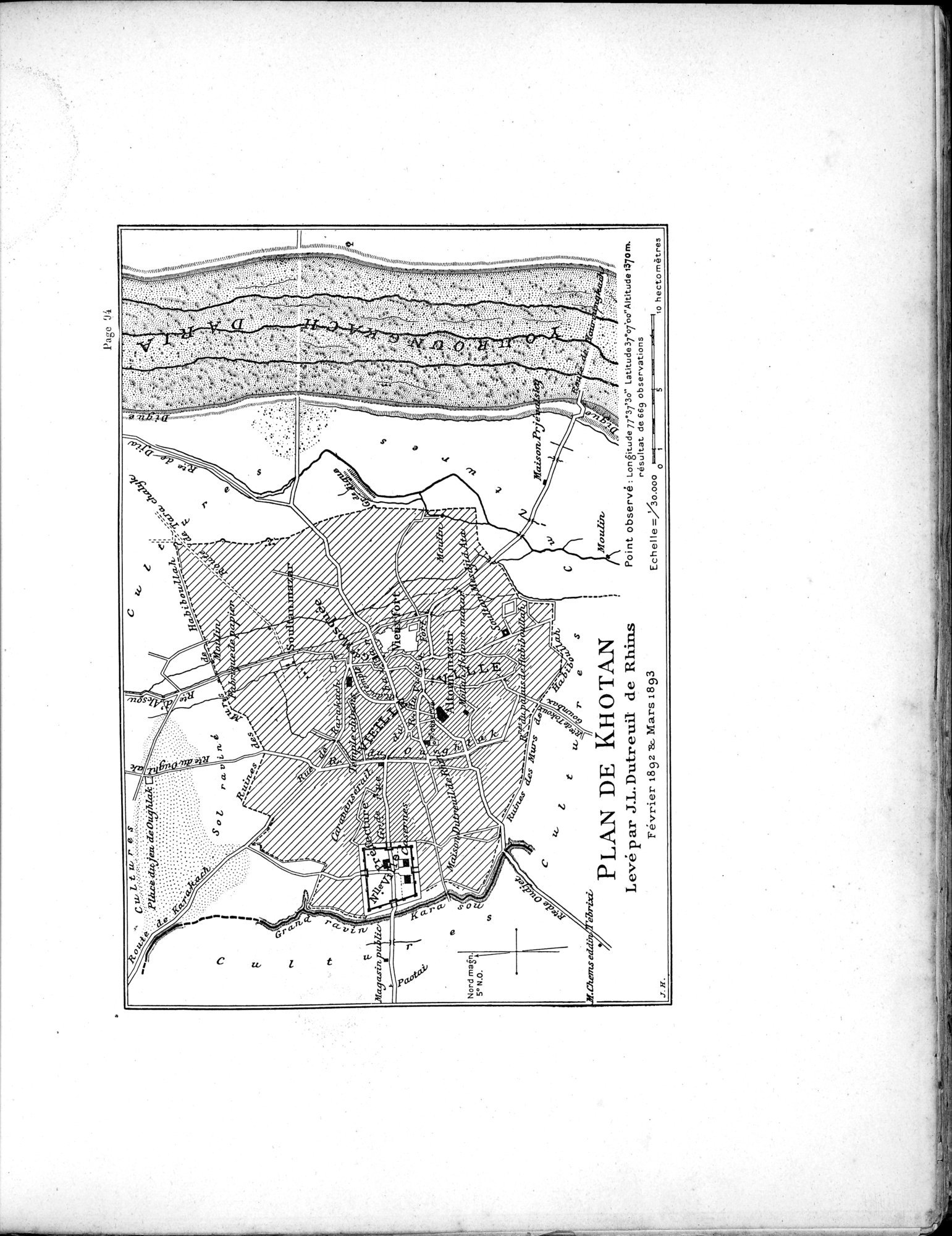 Mission Scientifique dans la Haute Asie 1890-1895 : vol.2 / Page 107 (Grayscale High Resolution Image)