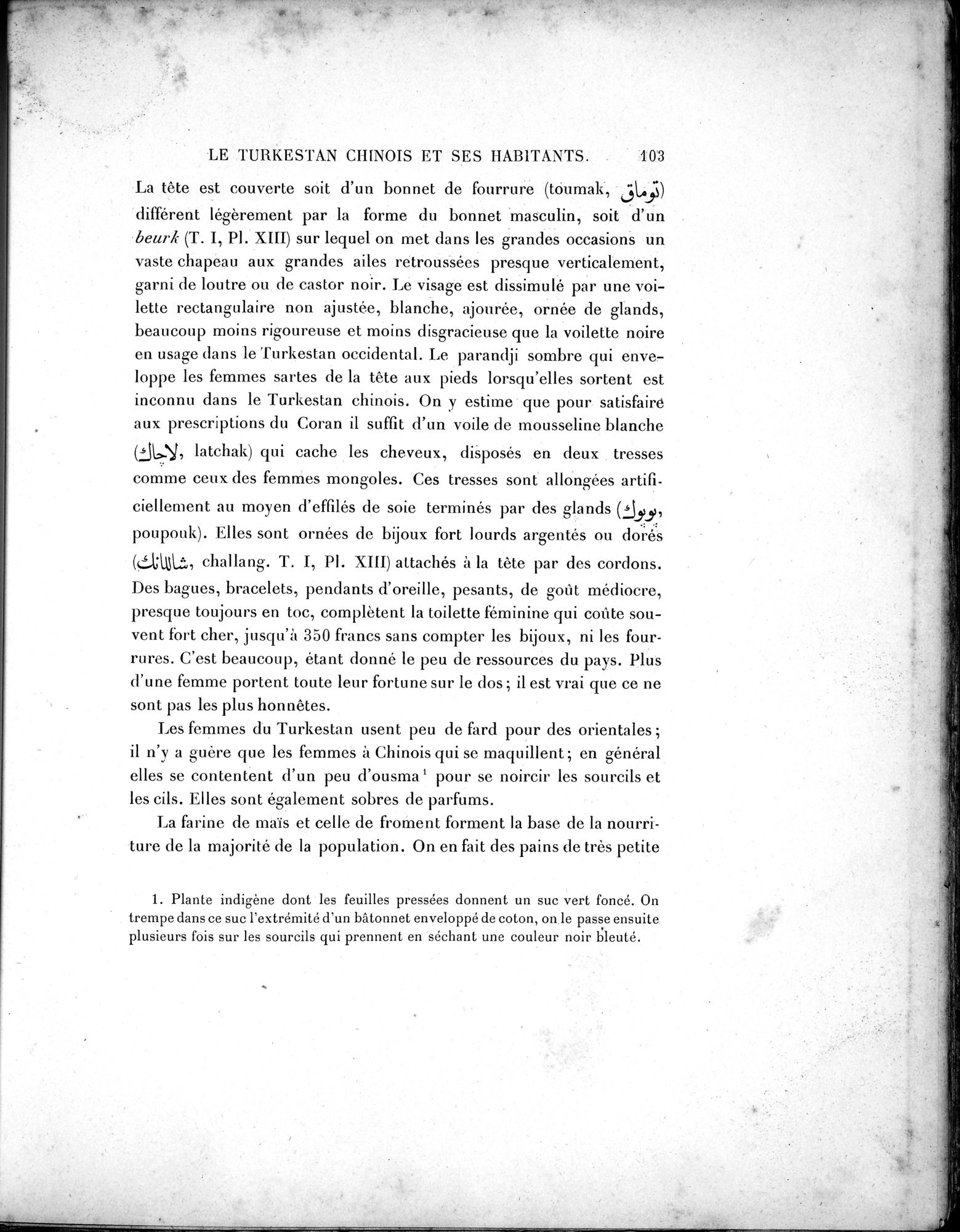 Mission Scientifique dans la Haute Asie 1890-1895 : vol.2 / Page 119 (Grayscale High Resolution Image)