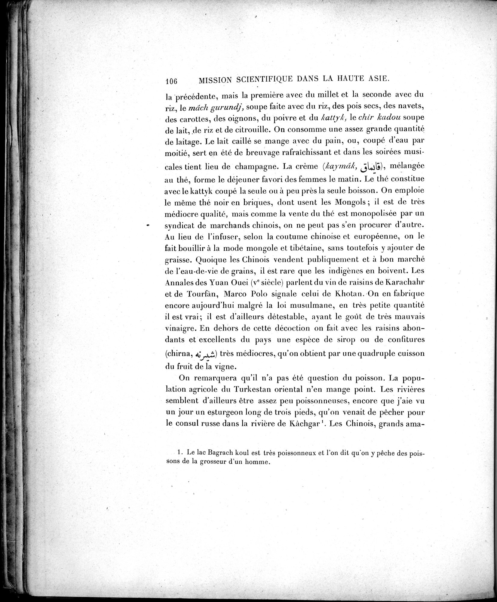 Mission Scientifique dans la Haute Asie 1890-1895 : vol.2 / Page 122 (Grayscale High Resolution Image)