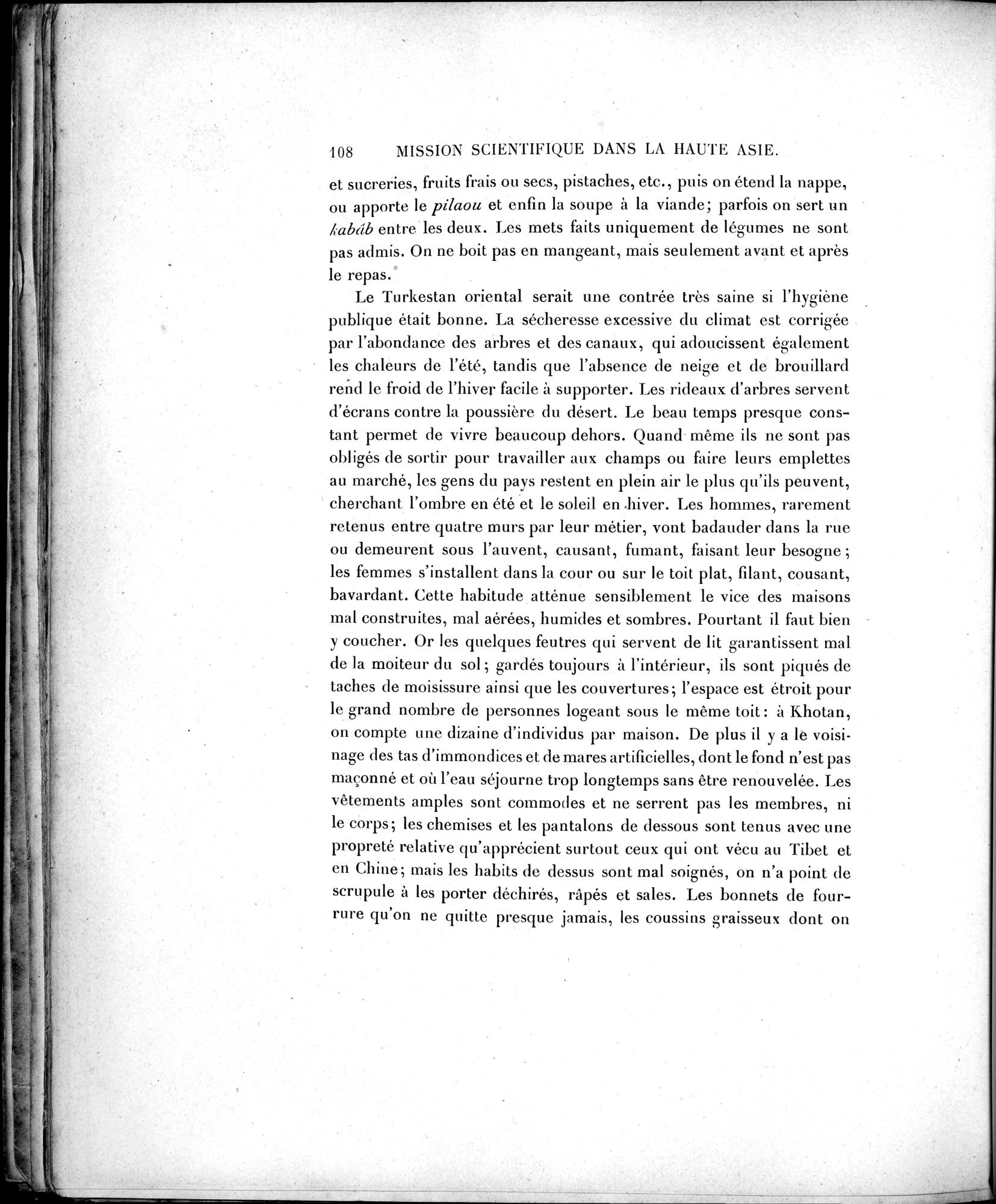 Mission Scientifique dans la Haute Asie 1890-1895 : vol.2 / Page 124 (Grayscale High Resolution Image)