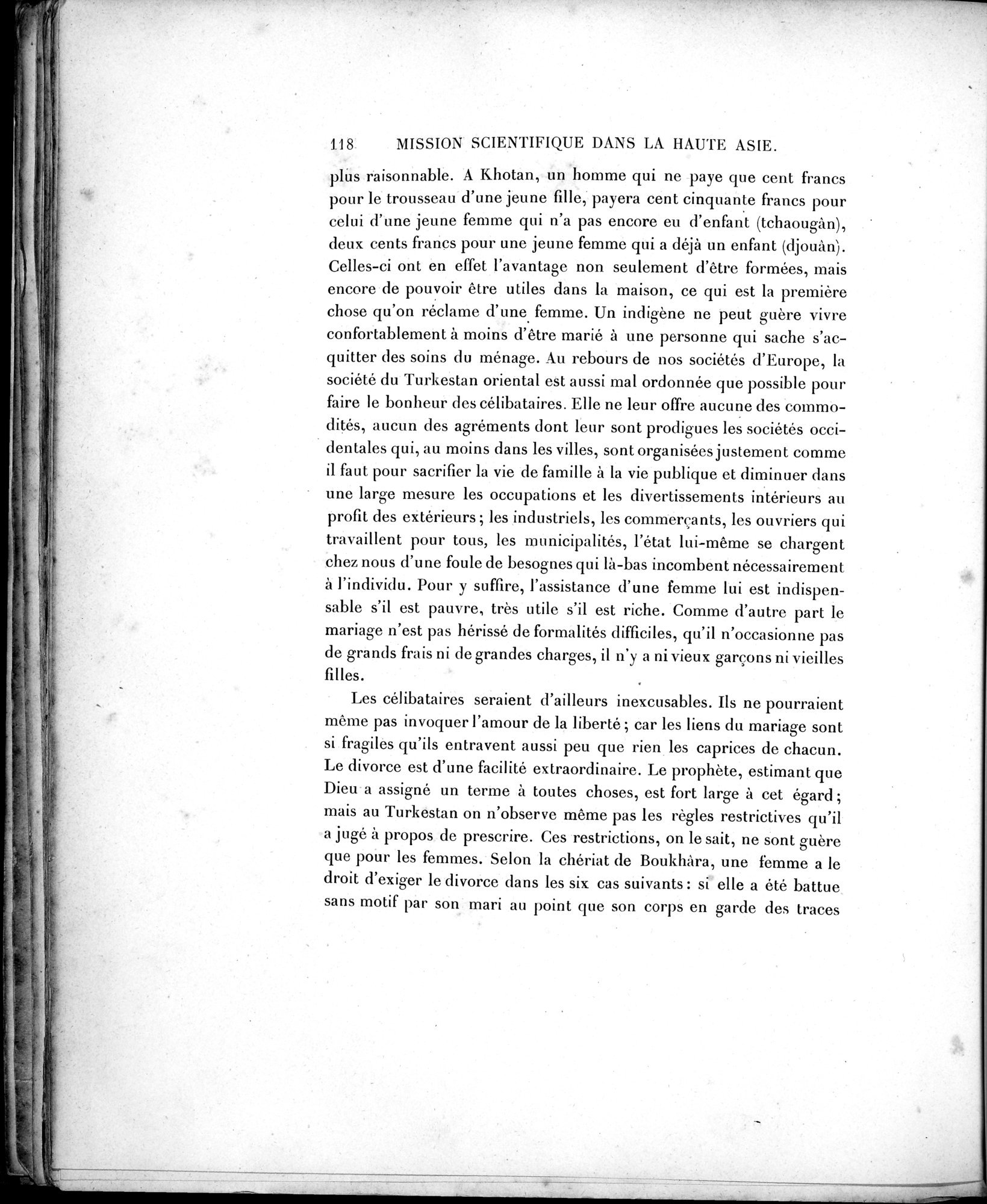Mission Scientifique dans la Haute Asie 1890-1895 : vol.2 / 134 ページ（白黒高解像度画像）