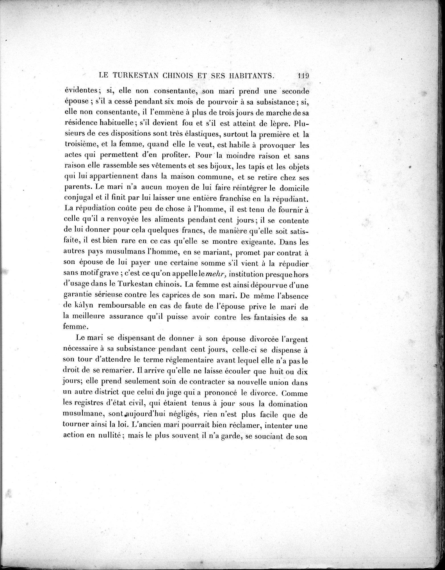 Mission Scientifique dans la Haute Asie 1890-1895 : vol.2 / 135 ページ（白黒高解像度画像）