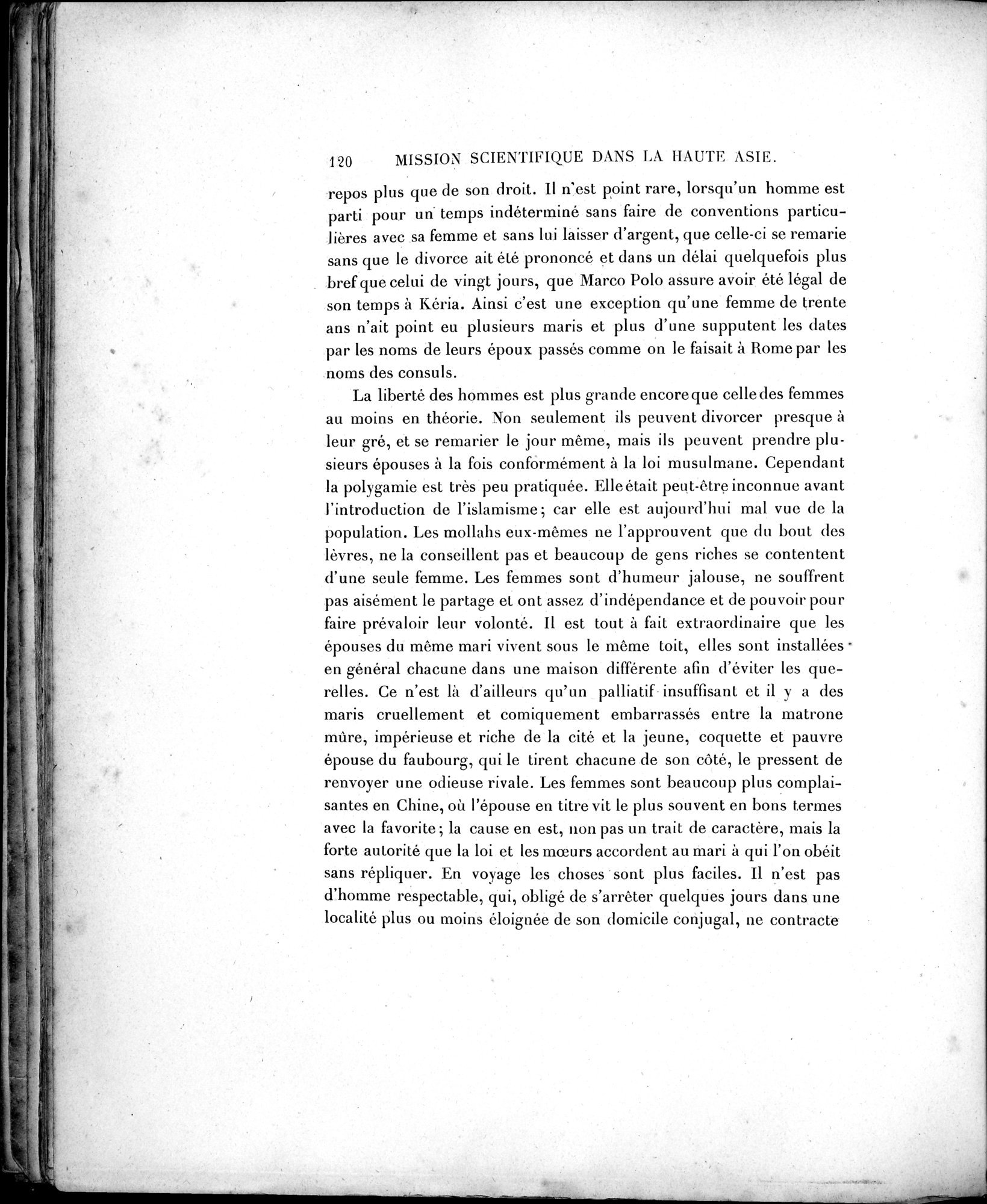 Mission Scientifique dans la Haute Asie 1890-1895 : vol.2 / Page 136 (Grayscale High Resolution Image)