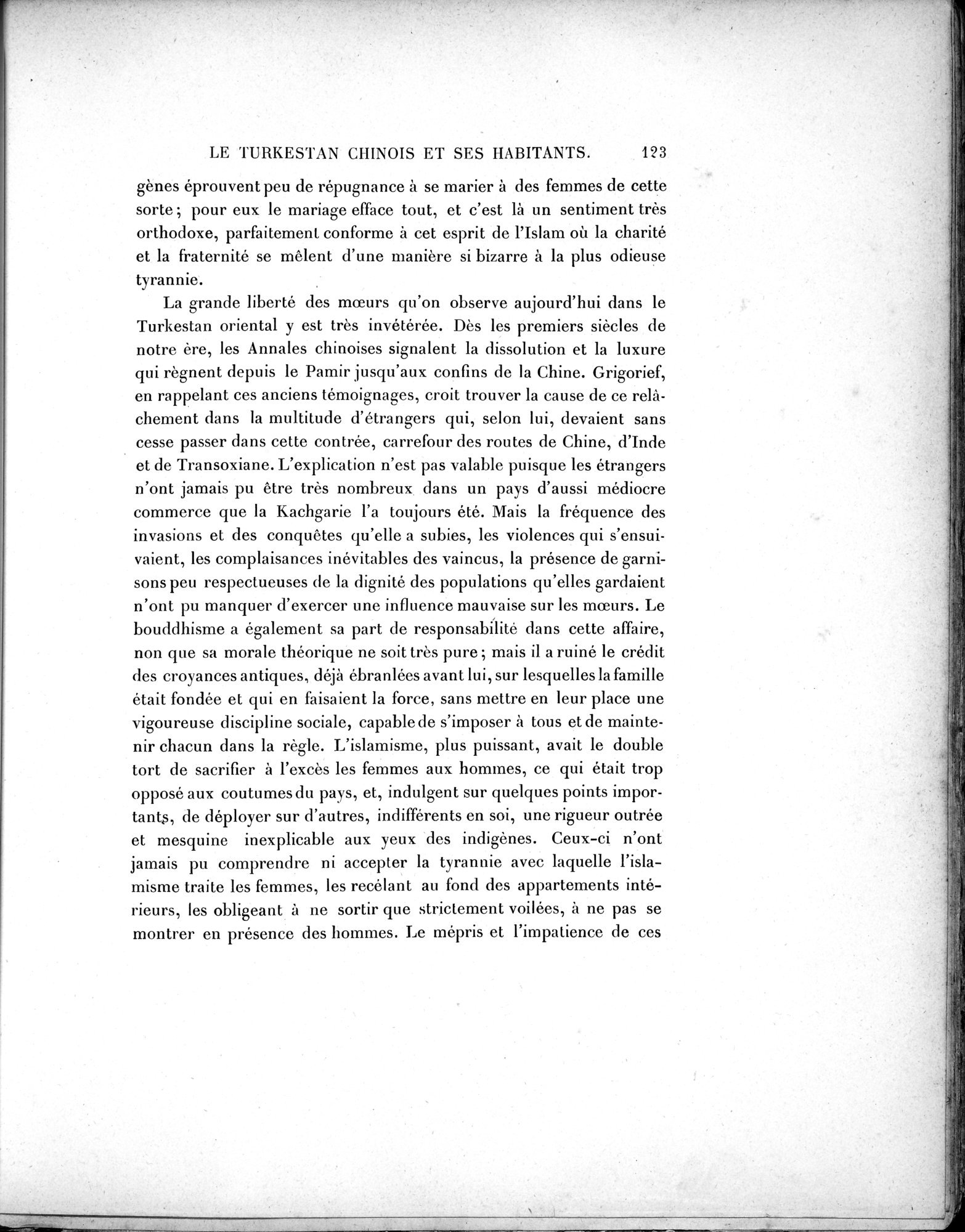 Mission Scientifique dans la Haute Asie 1890-1895 : vol.2 / 139 ページ（白黒高解像度画像）