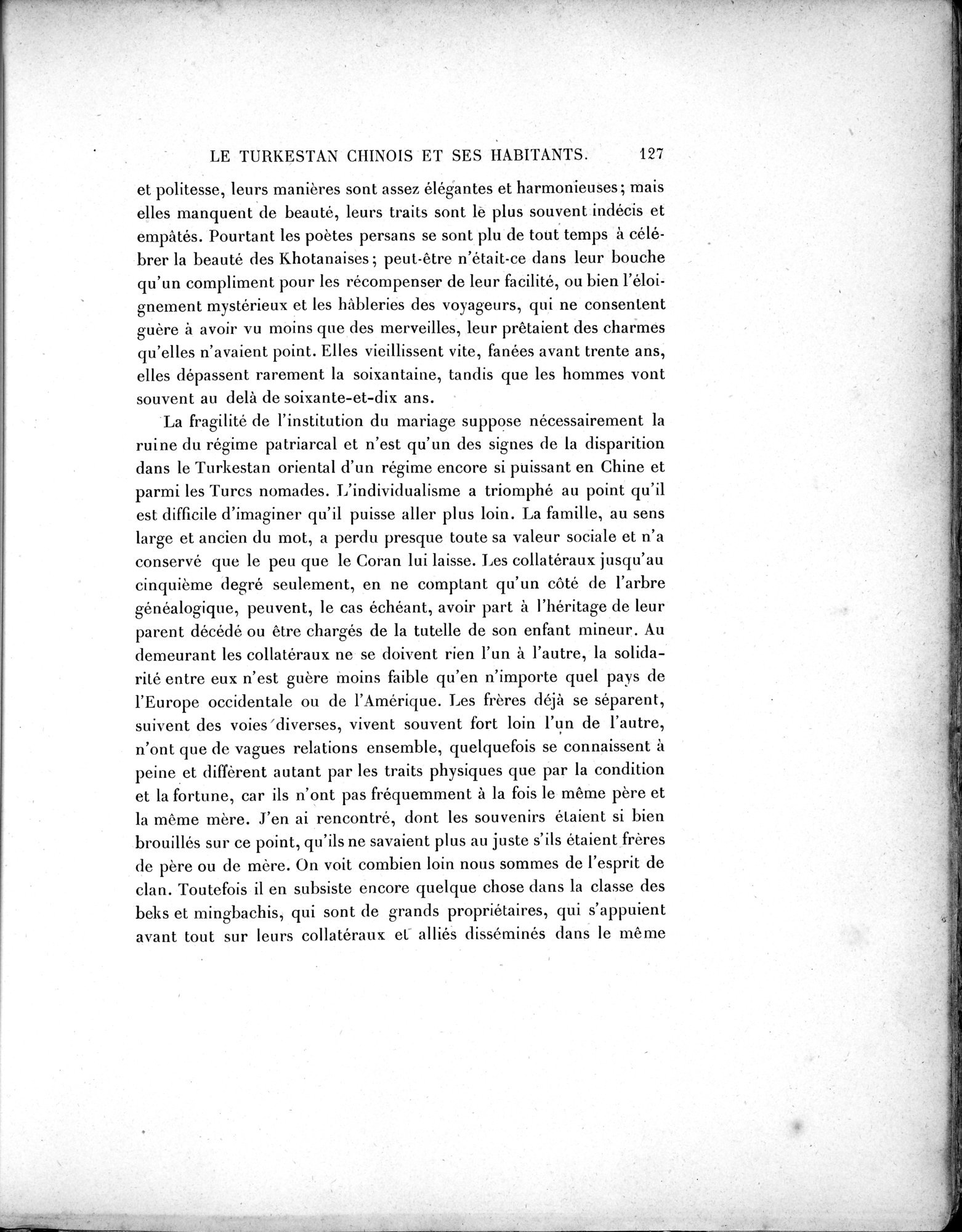 Mission Scientifique dans la Haute Asie 1890-1895 : vol.2 / 143 ページ（白黒高解像度画像）