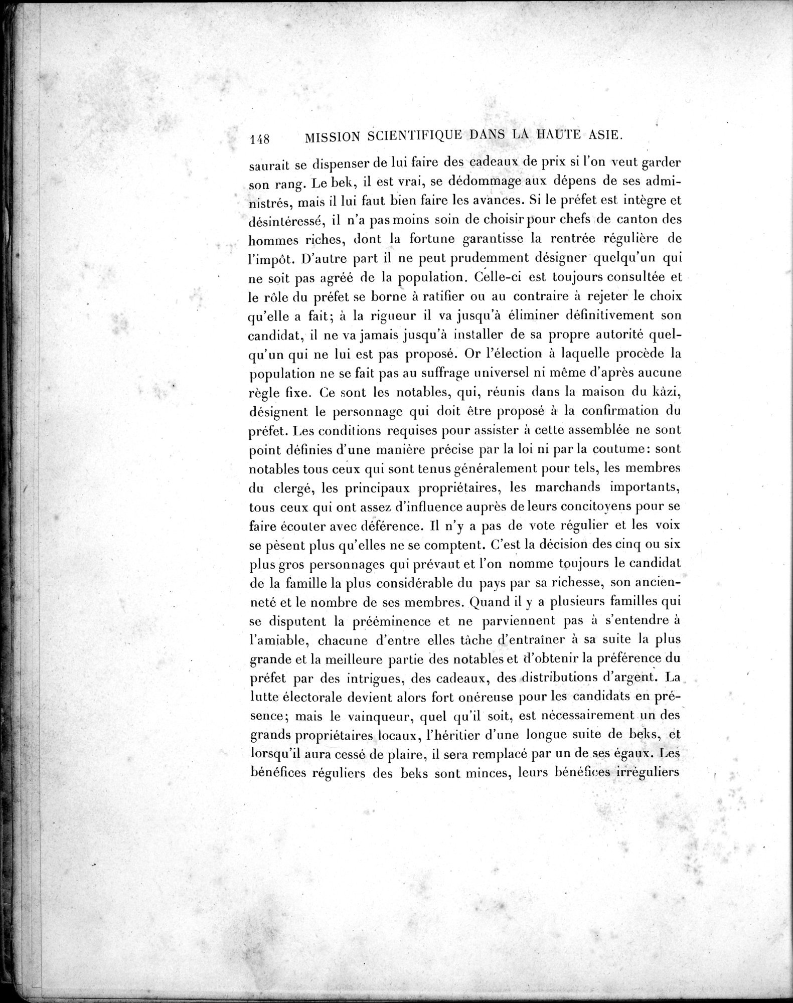 Mission Scientifique dans la Haute Asie 1890-1895 : vol.2 / 164 ページ（白黒高解像度画像）