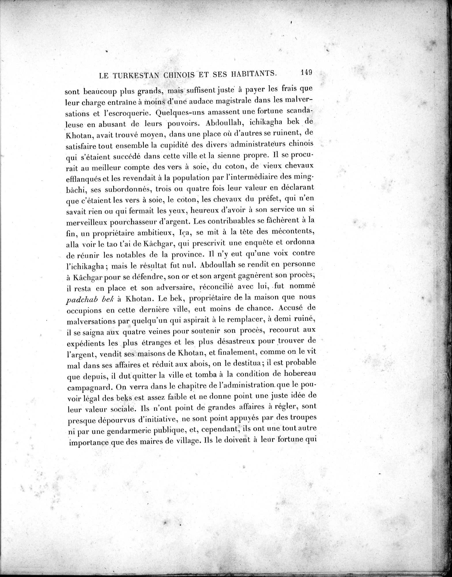Mission Scientifique dans la Haute Asie 1890-1895 : vol.2 / Page 165 (Grayscale High Resolution Image)