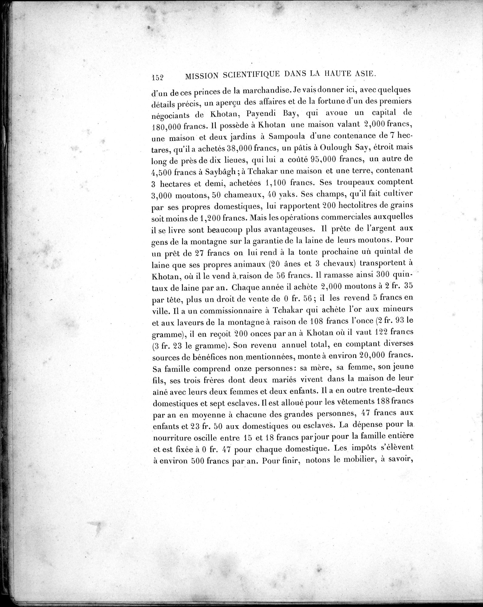 Mission Scientifique dans la Haute Asie 1890-1895 : vol.2 / Page 168 (Grayscale High Resolution Image)