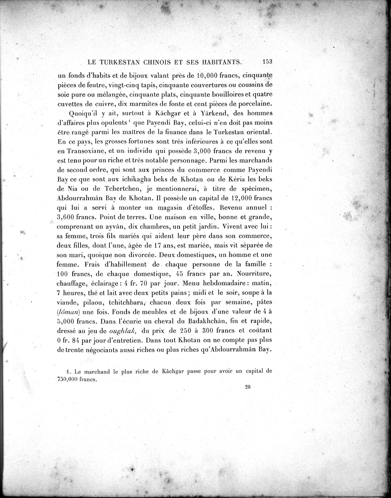 Mission Scientifique dans la Haute Asie 1890-1895 : vol.2 / 169 ページ（白黒高解像度画像）