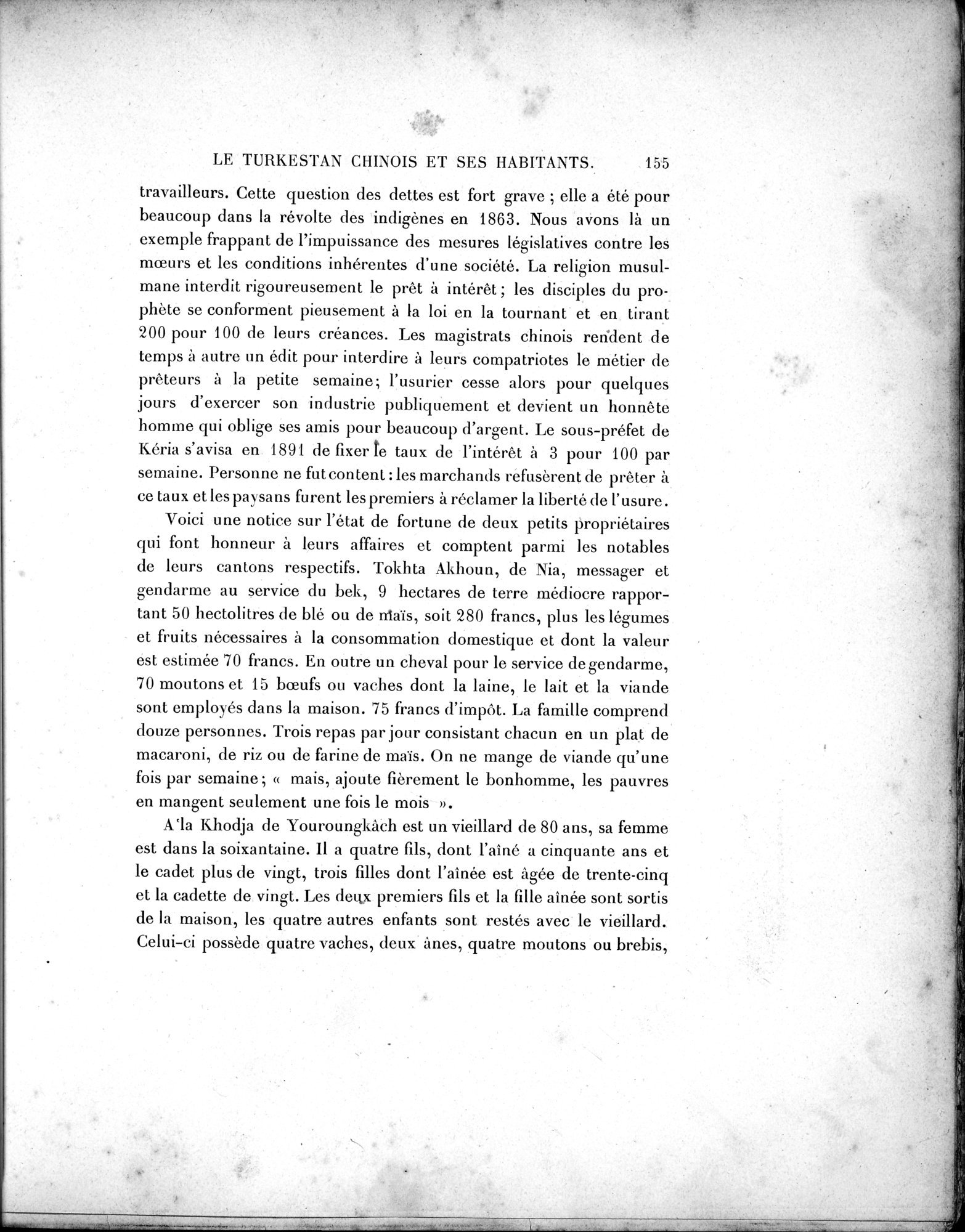 Mission Scientifique dans la Haute Asie 1890-1895 : vol.2 / 171 ページ（白黒高解像度画像）