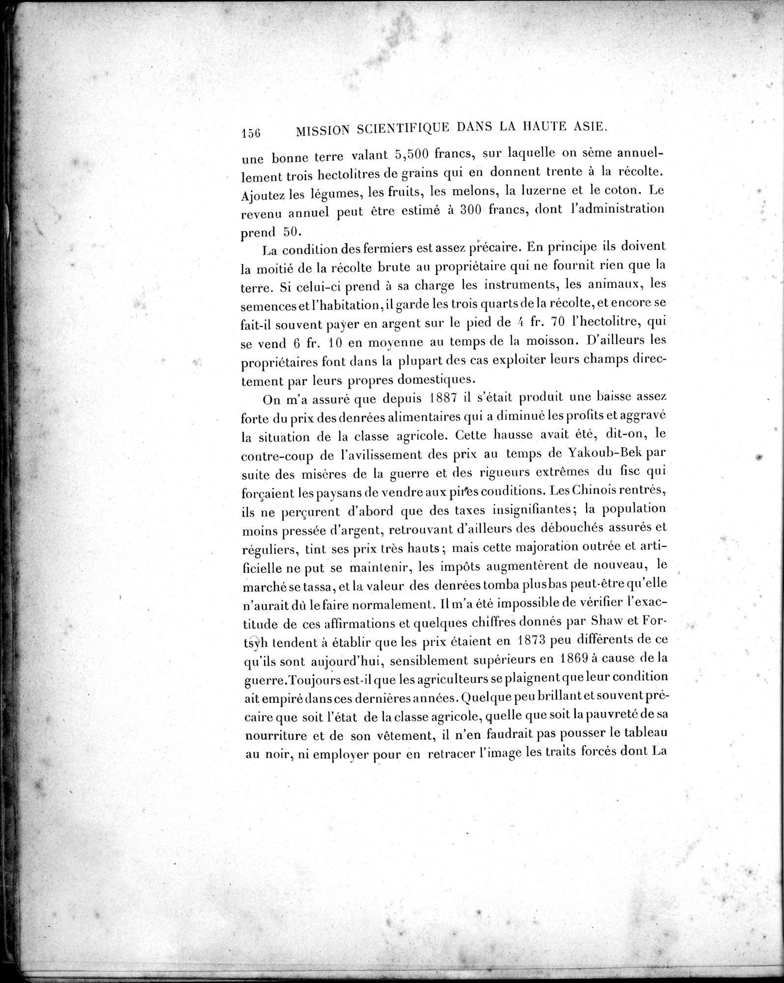 Mission Scientifique dans la Haute Asie 1890-1895 : vol.2 / 172 ページ（白黒高解像度画像）
