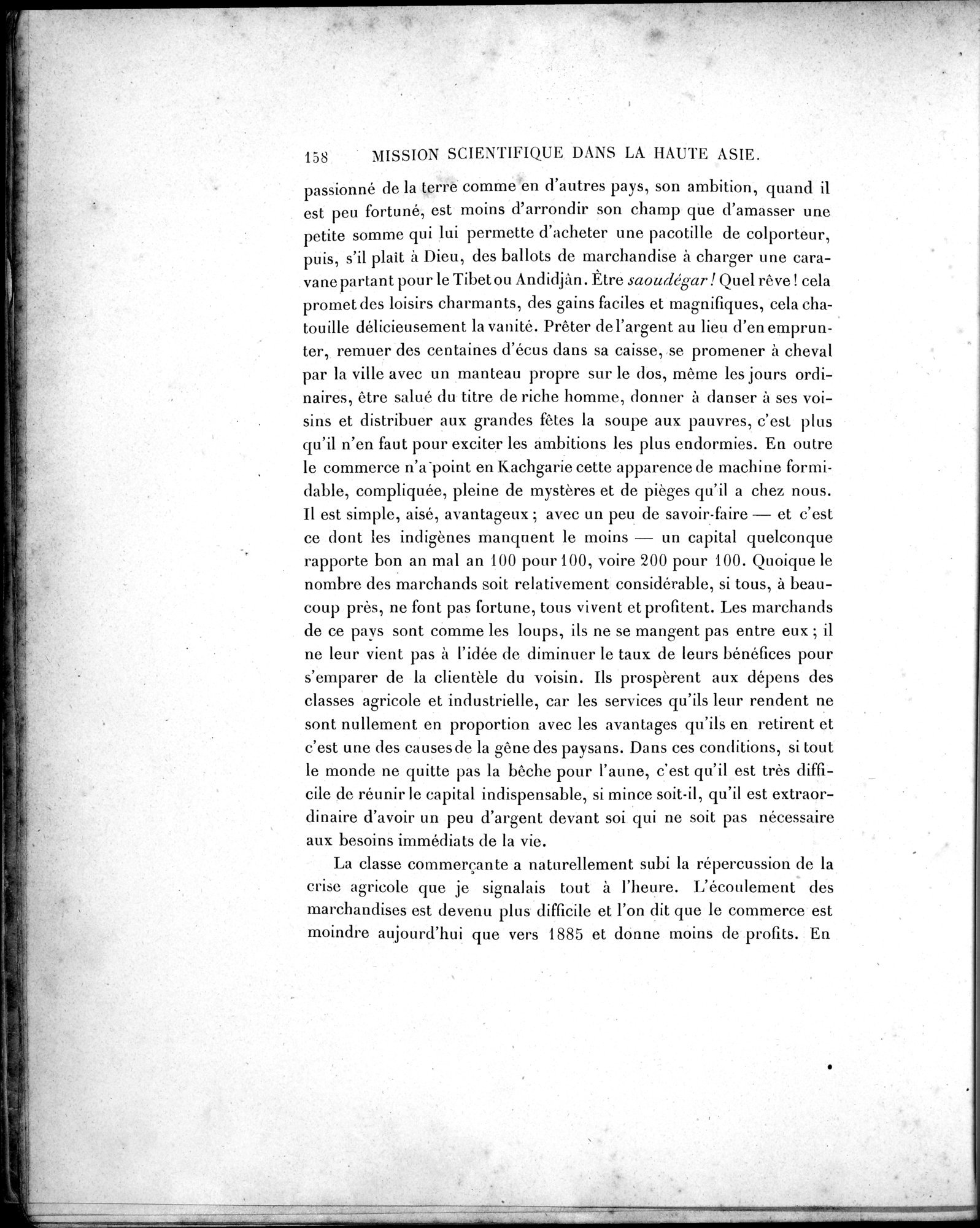 Mission Scientifique dans la Haute Asie 1890-1895 : vol.2 / Page 174 (Grayscale High Resolution Image)