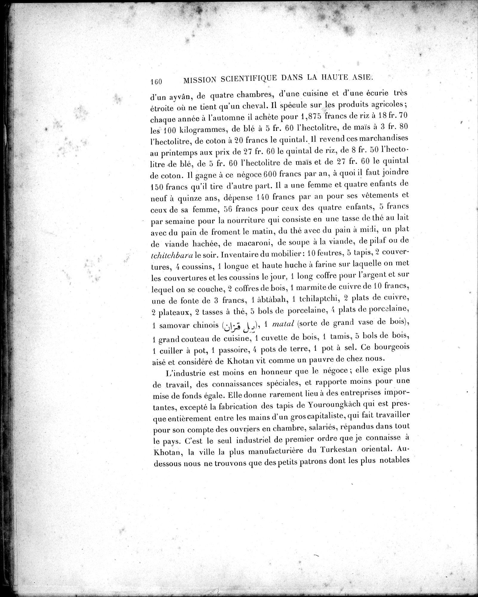 Mission Scientifique dans la Haute Asie 1890-1895 : vol.2 / Page 176 (Grayscale High Resolution Image)