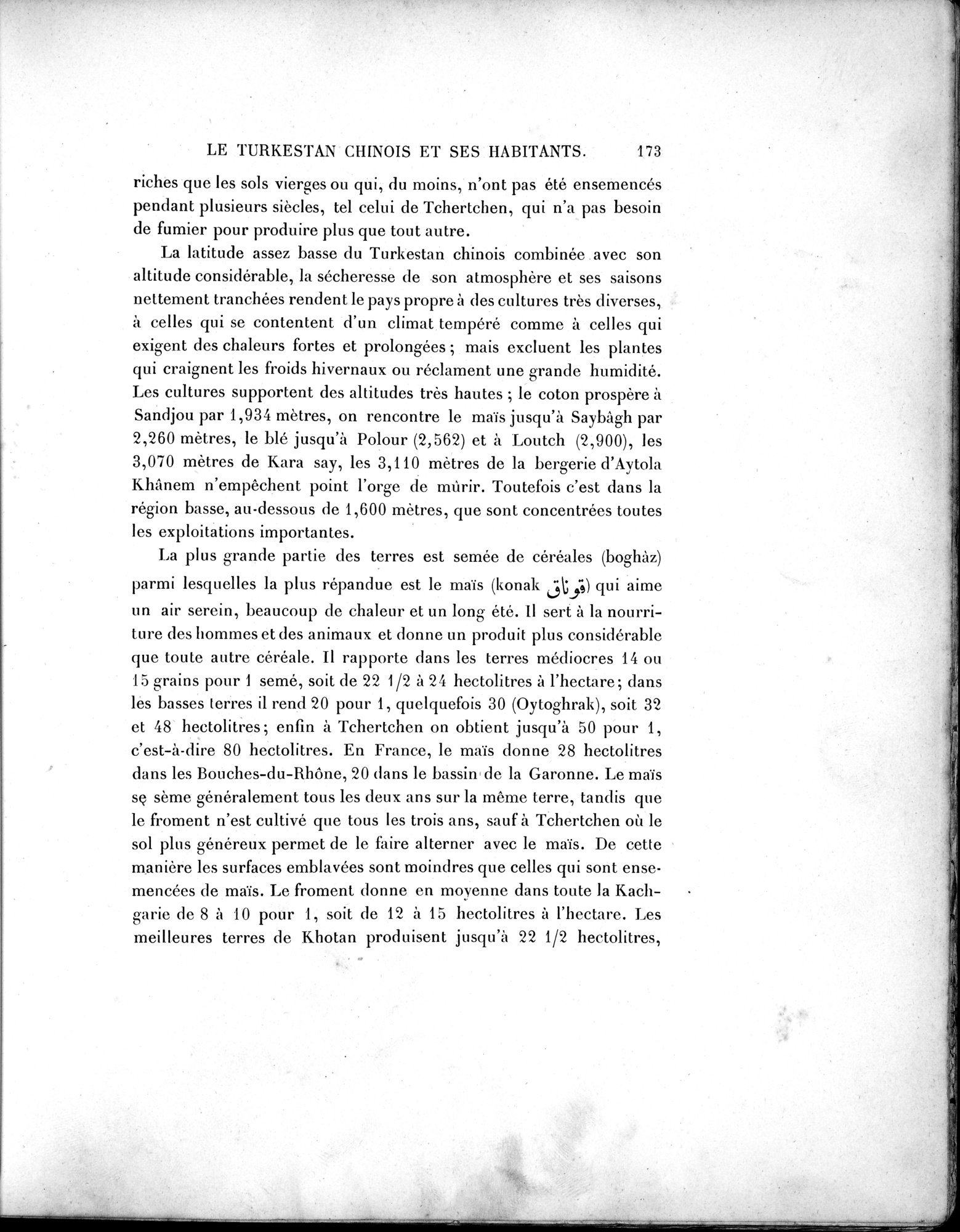 Mission Scientifique dans la Haute Asie 1890-1895 : vol.2 / Page 189 (Grayscale High Resolution Image)