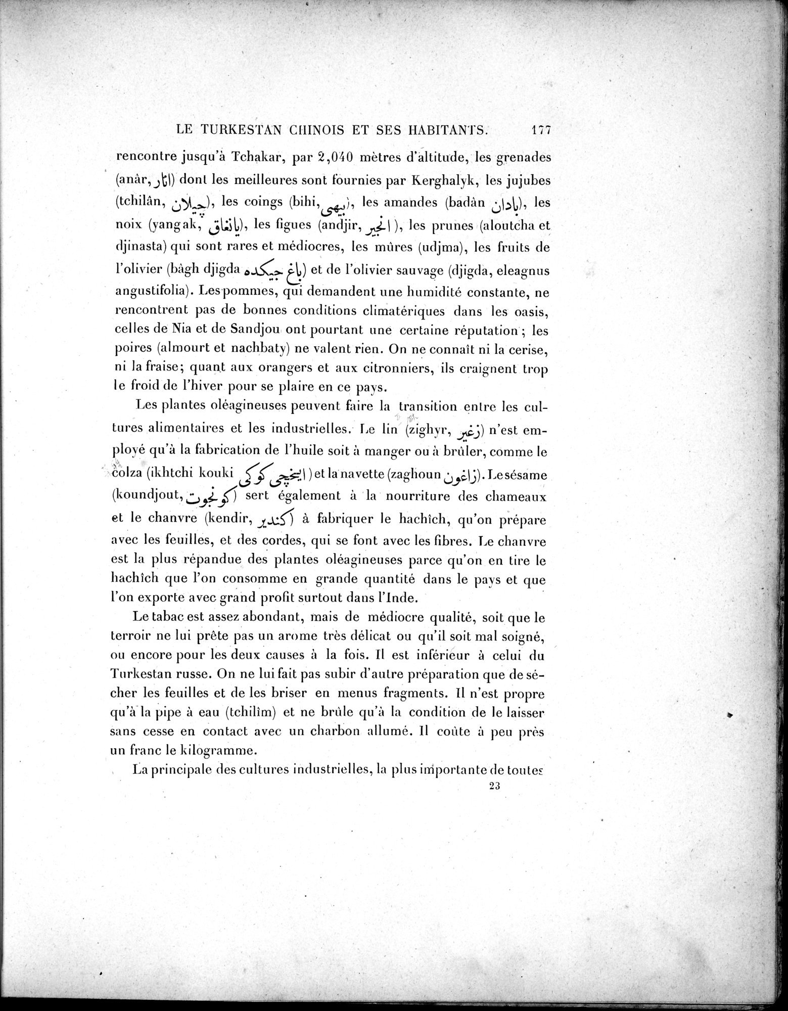 Mission Scientifique dans la Haute Asie 1890-1895 : vol.2 / 193 ページ（白黒高解像度画像）