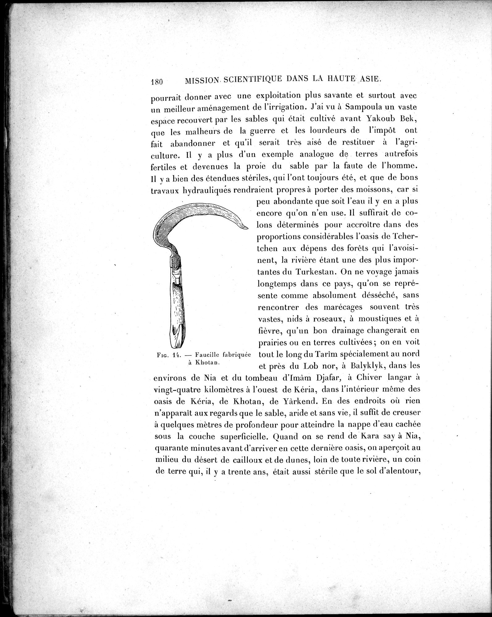 Mission Scientifique dans la Haute Asie 1890-1895 : vol.2 / Page 196 (Grayscale High Resolution Image)