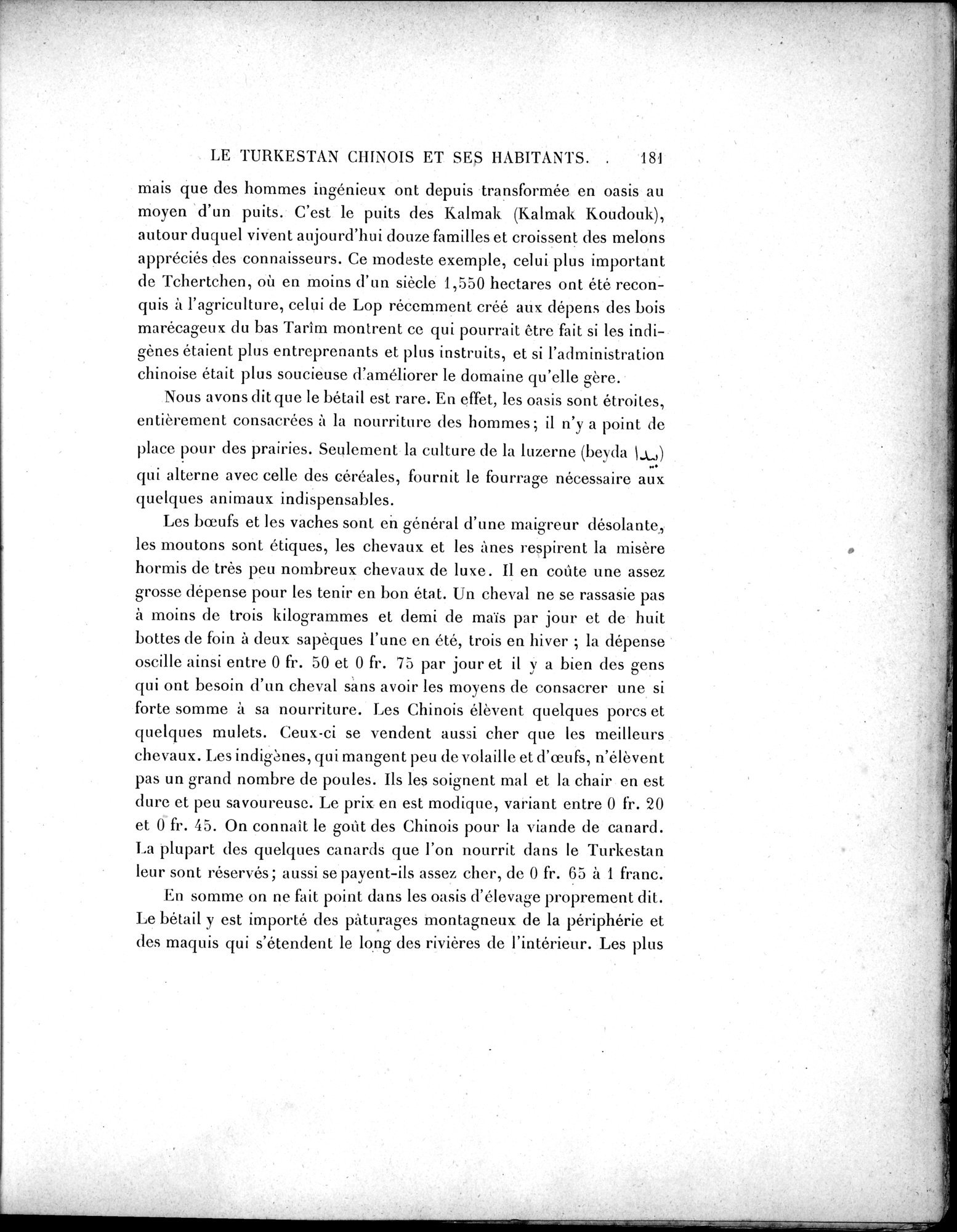 Mission Scientifique dans la Haute Asie 1890-1895 : vol.2 / 197 ページ（白黒高解像度画像）