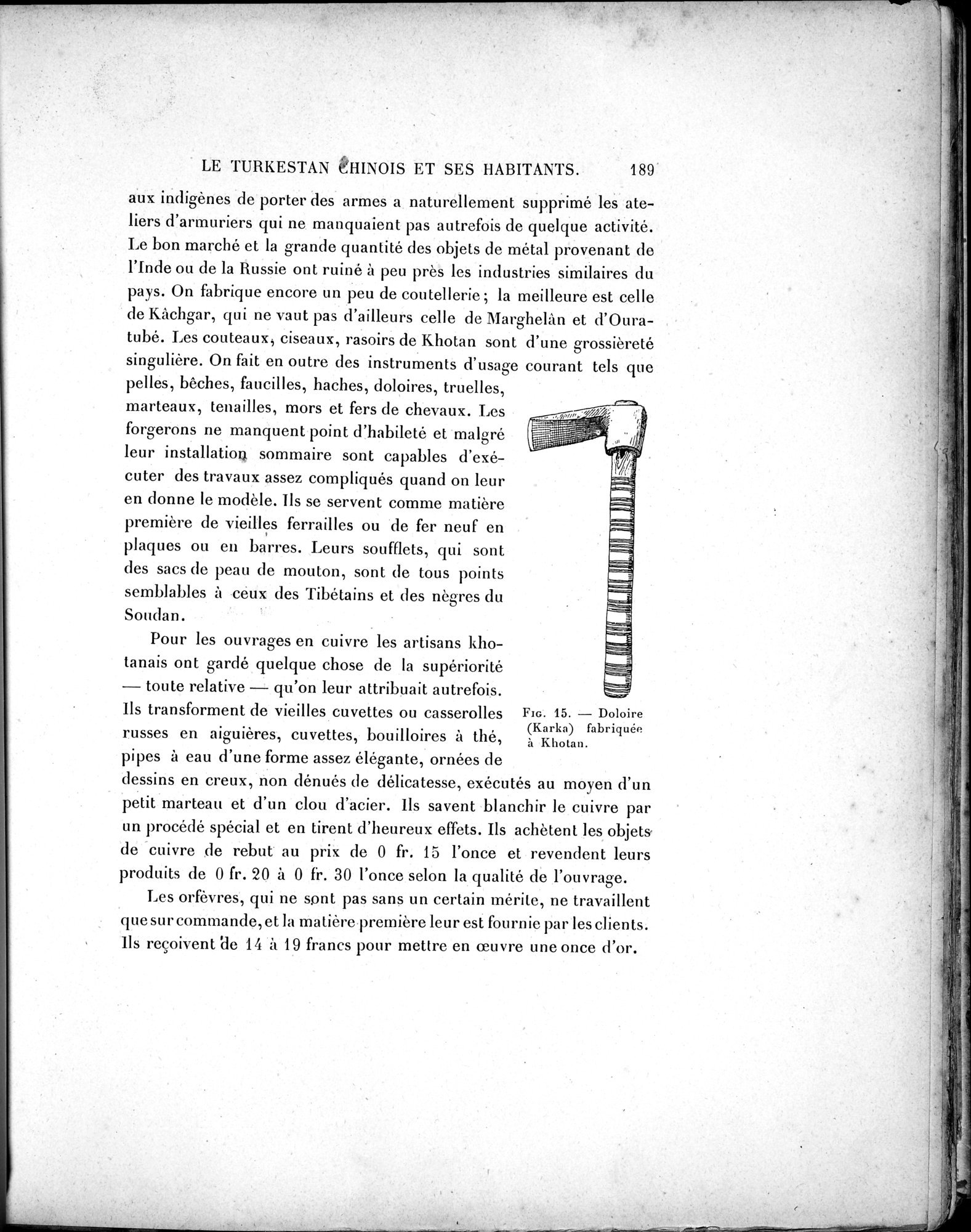 Mission Scientifique dans la Haute Asie 1890-1895 : vol.2 / 209 ページ（白黒高解像度画像）