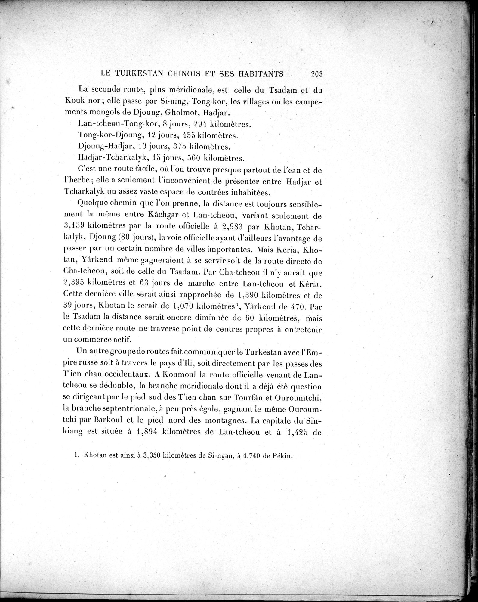 Mission Scientifique dans la Haute Asie 1890-1895 : vol.2 / 229 ページ（白黒高解像度画像）
