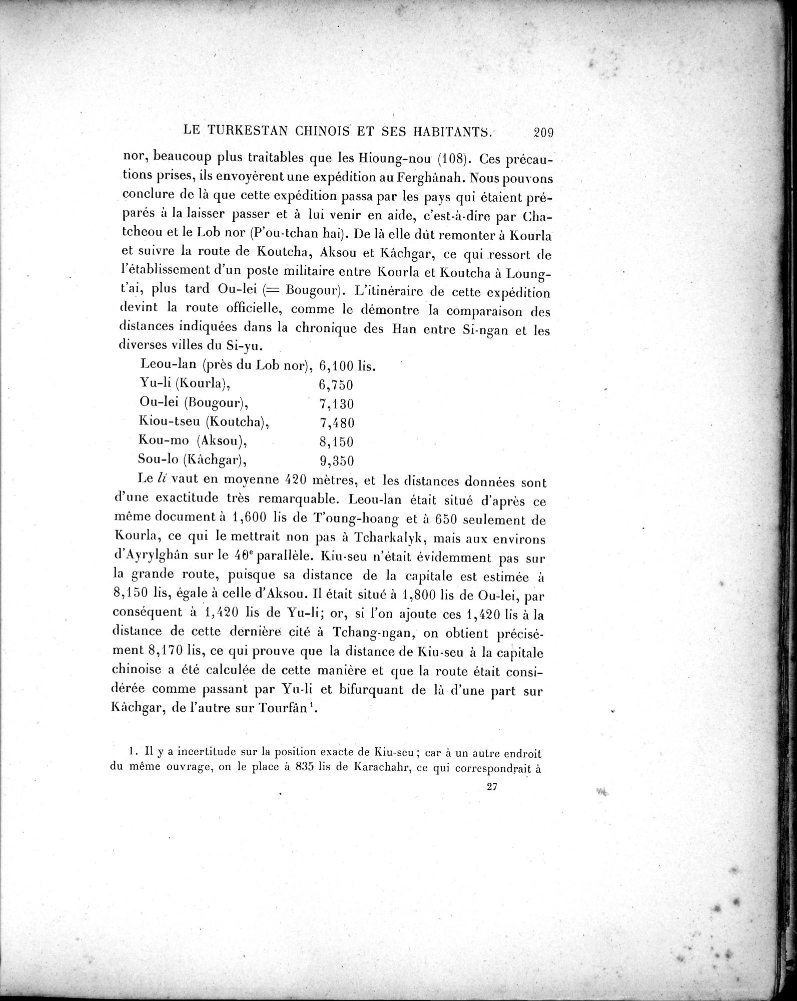 Mission Scientifique dans la Haute Asie 1890-1895 : vol.2 / 235 ページ（白黒高解像度画像）