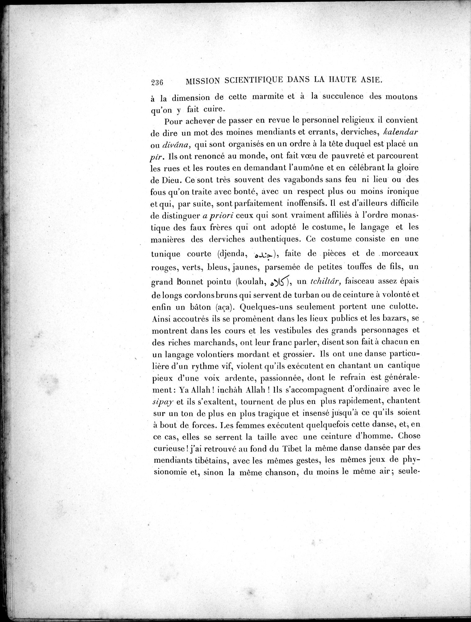 Mission Scientifique dans la Haute Asie 1890-1895 : vol.2 / 262 ページ（白黒高解像度画像）