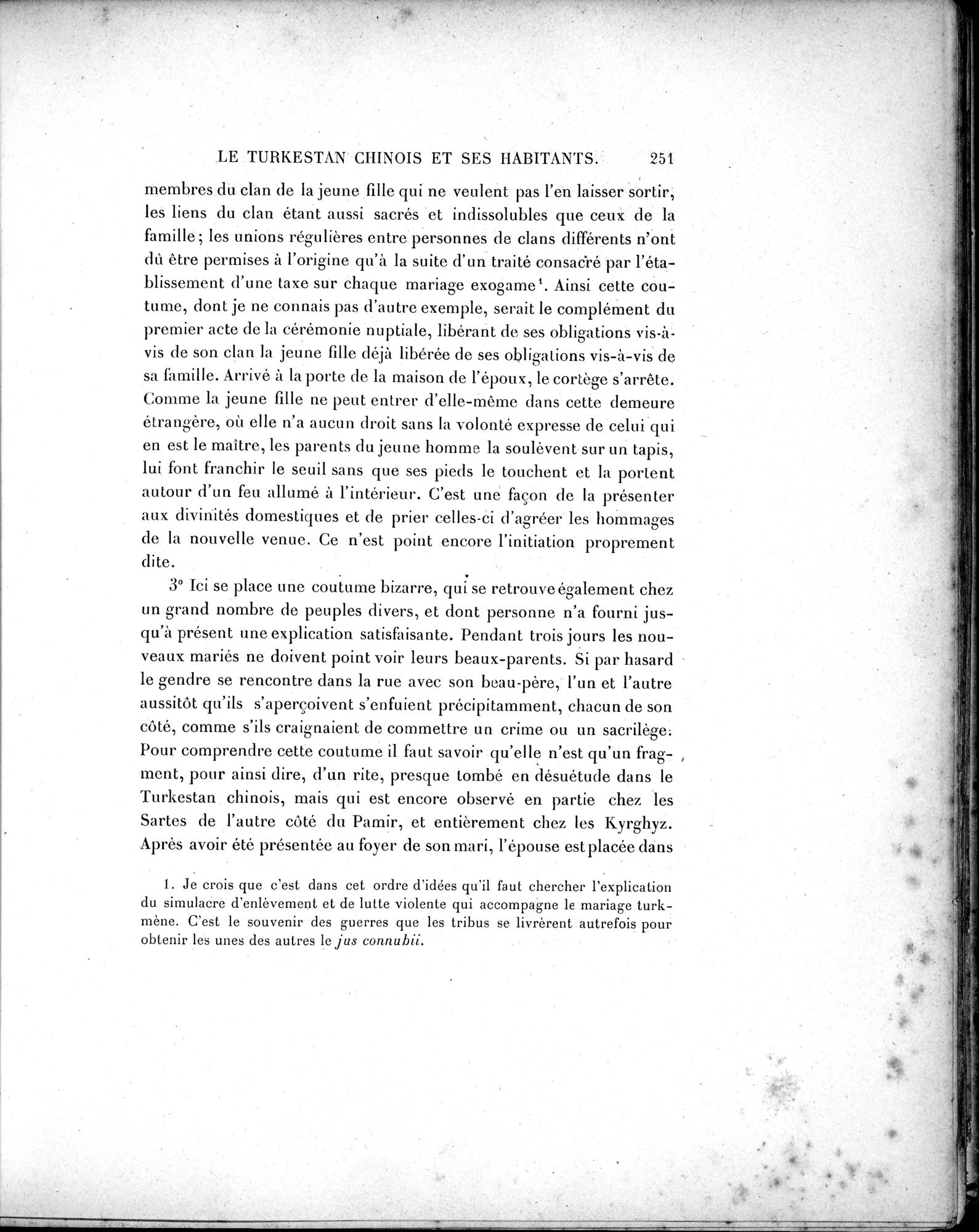 Mission Scientifique dans la Haute Asie 1890-1895 : vol.2 / Page 277 (Grayscale High Resolution Image)