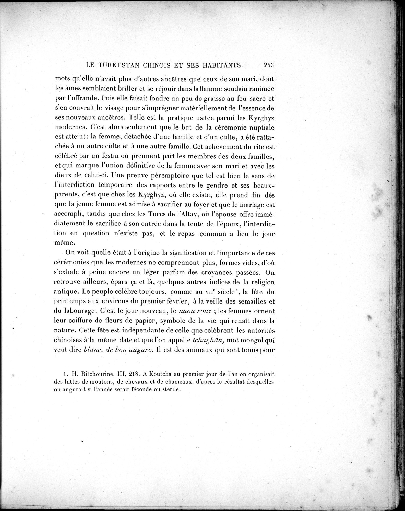 Mission Scientifique dans la Haute Asie 1890-1895 : vol.2 / 279 ページ（白黒高解像度画像）