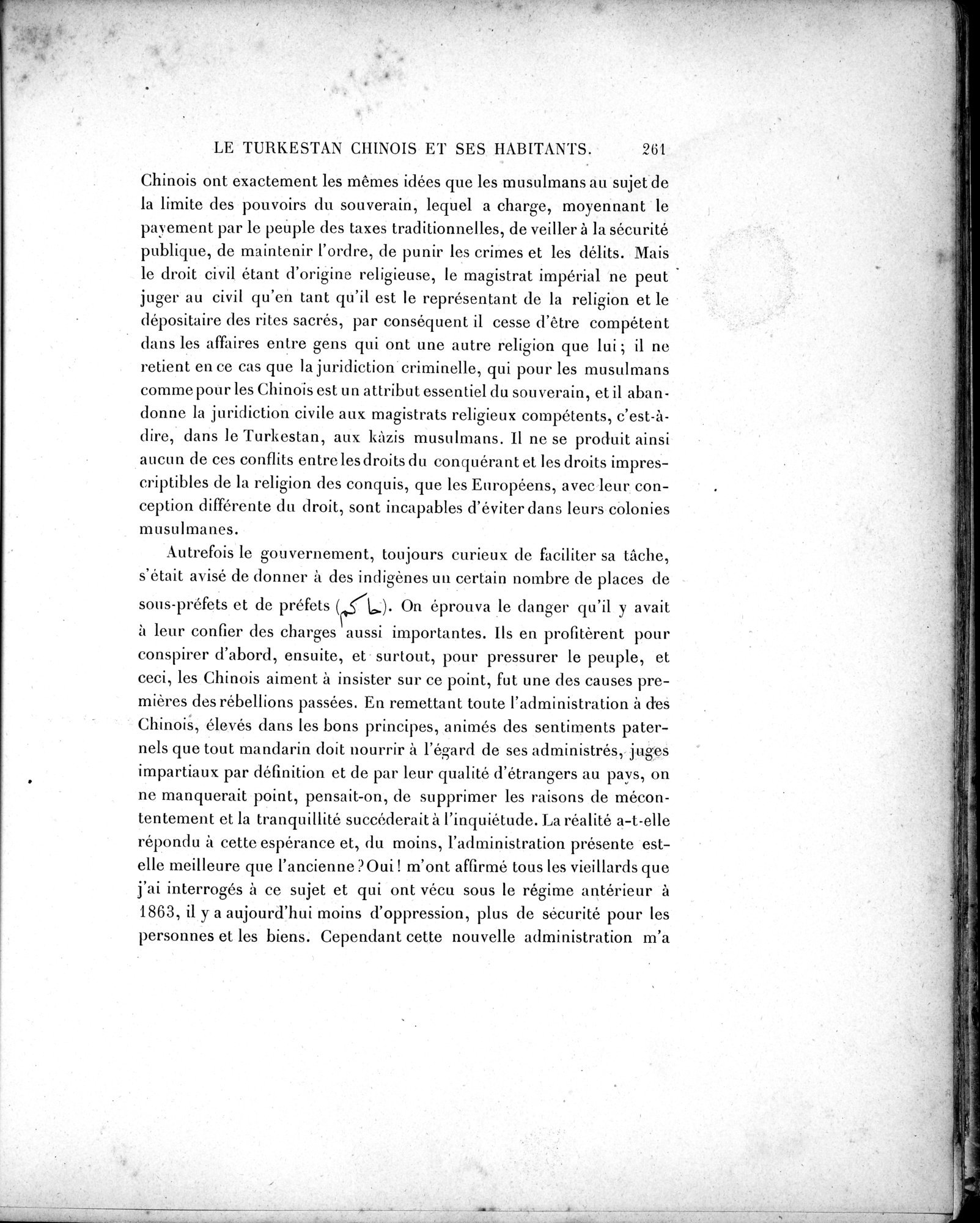 Mission Scientifique dans la Haute Asie 1890-1895 : vol.2 / Page 287 (Grayscale High Resolution Image)