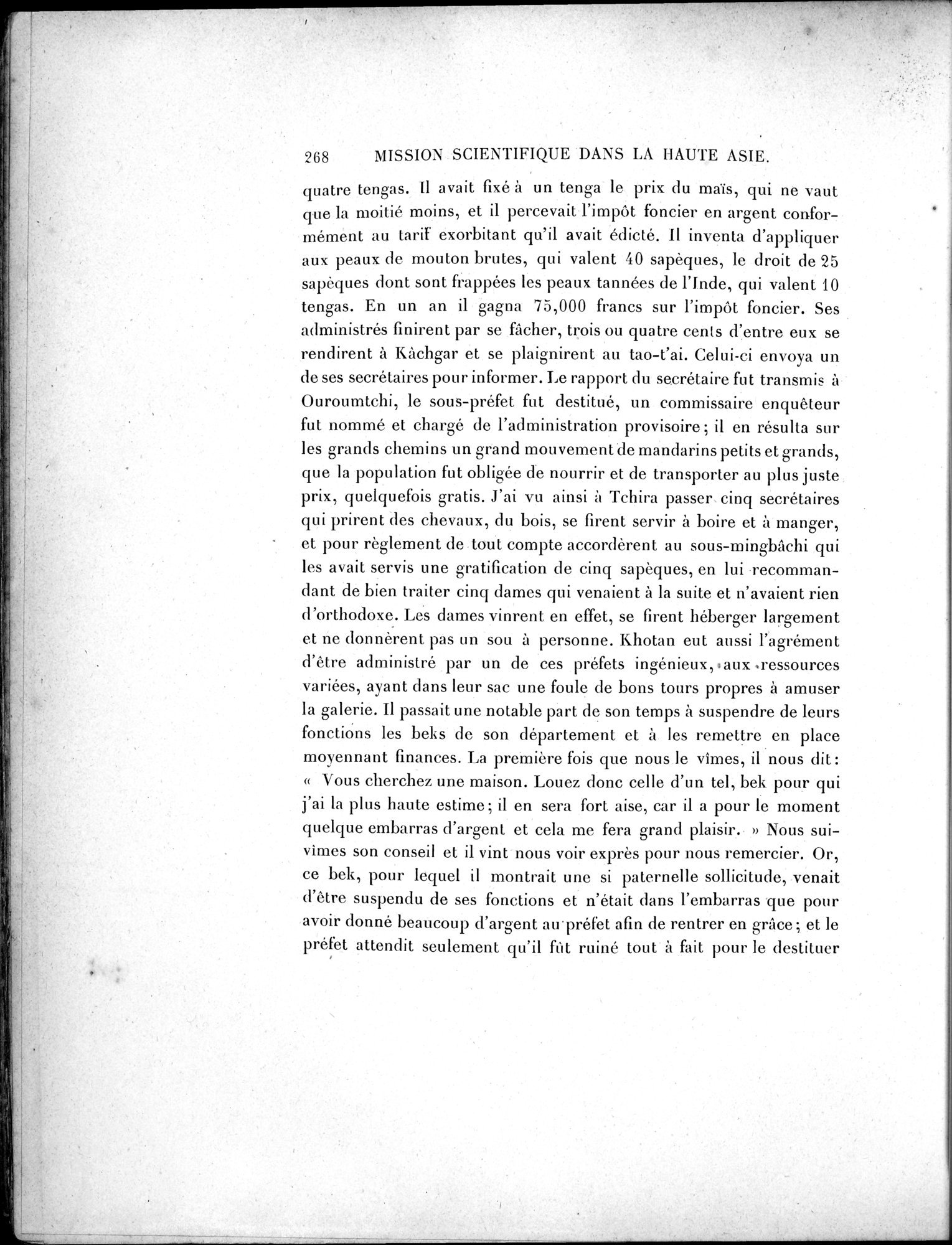 Mission Scientifique dans la Haute Asie 1890-1895 : vol.2 / Page 294 (Grayscale High Resolution Image)