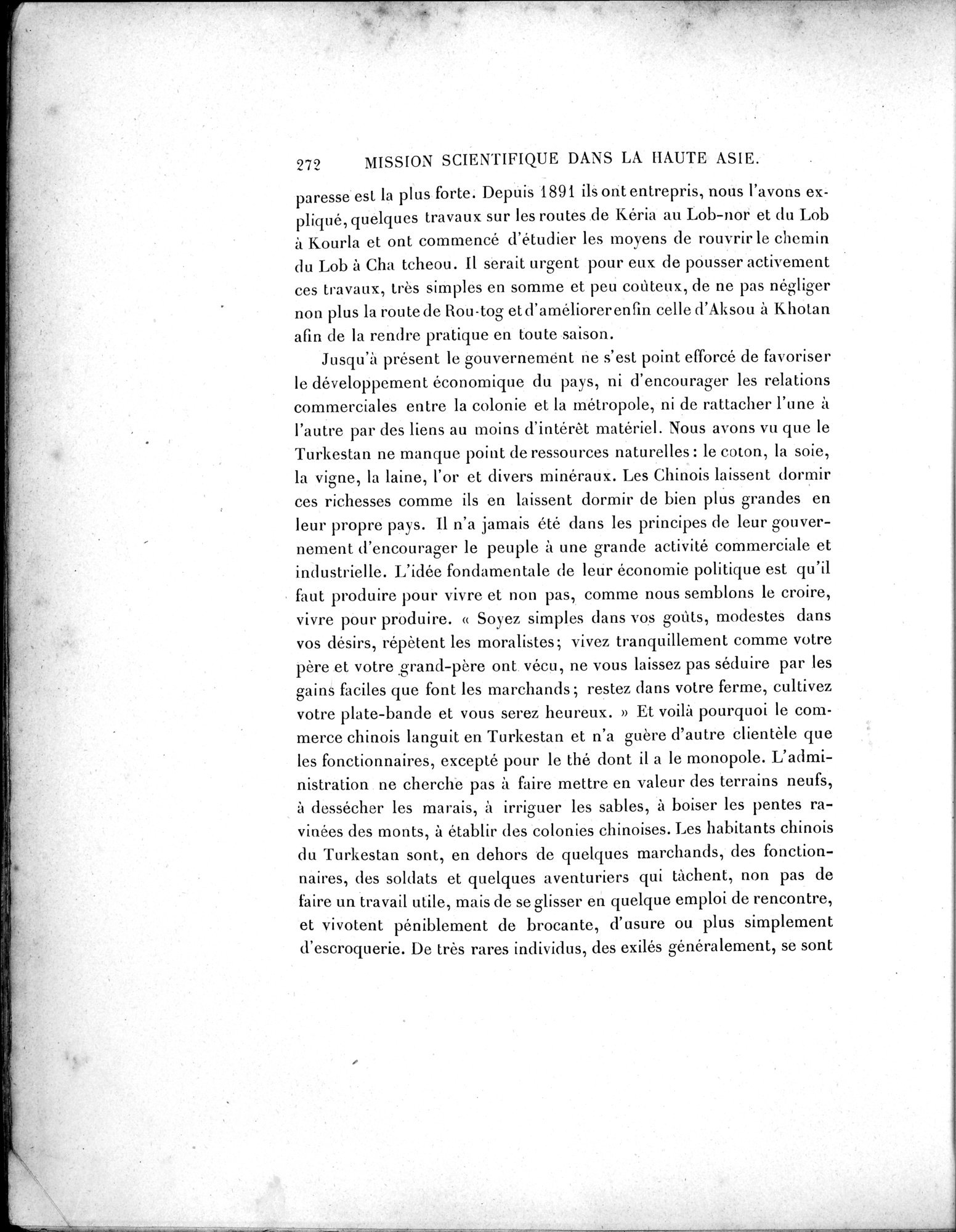 Mission Scientifique dans la Haute Asie 1890-1895 : vol.2 / Page 298 (Grayscale High Resolution Image)