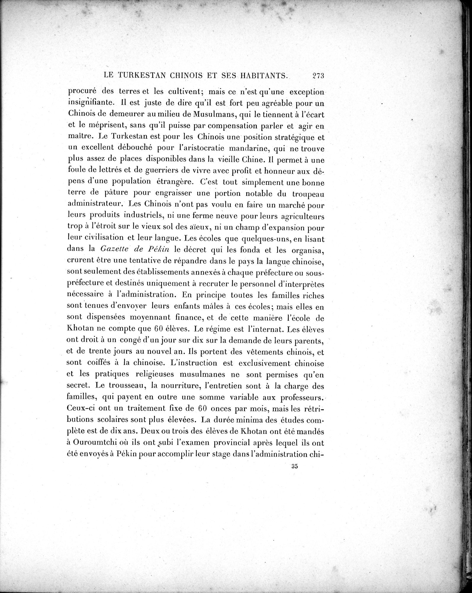 Mission Scientifique dans la Haute Asie 1890-1895 : vol.2 / Page 299 (Grayscale High Resolution Image)