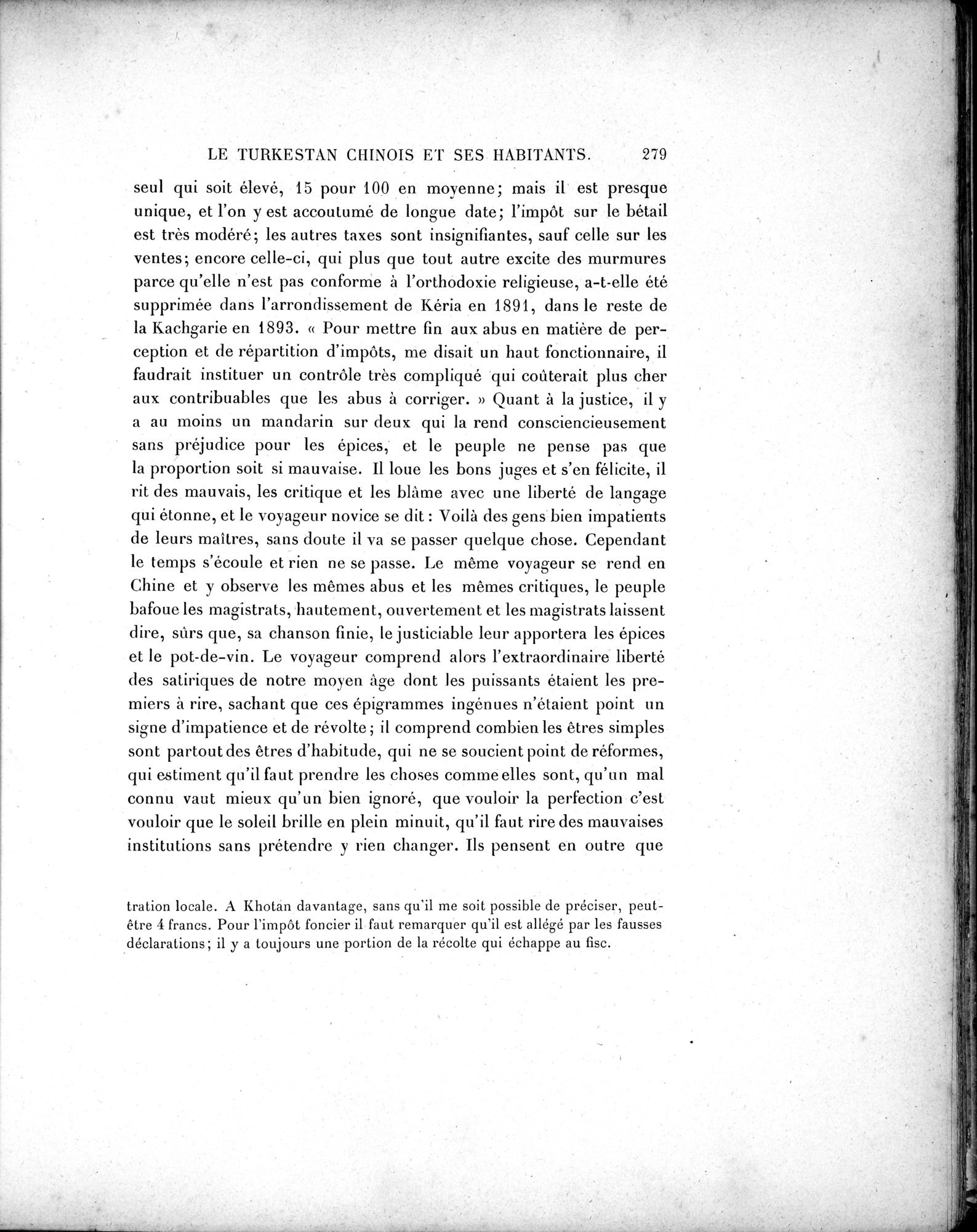 Mission Scientifique dans la Haute Asie 1890-1895 : vol.2 / 305 ページ（白黒高解像度画像）