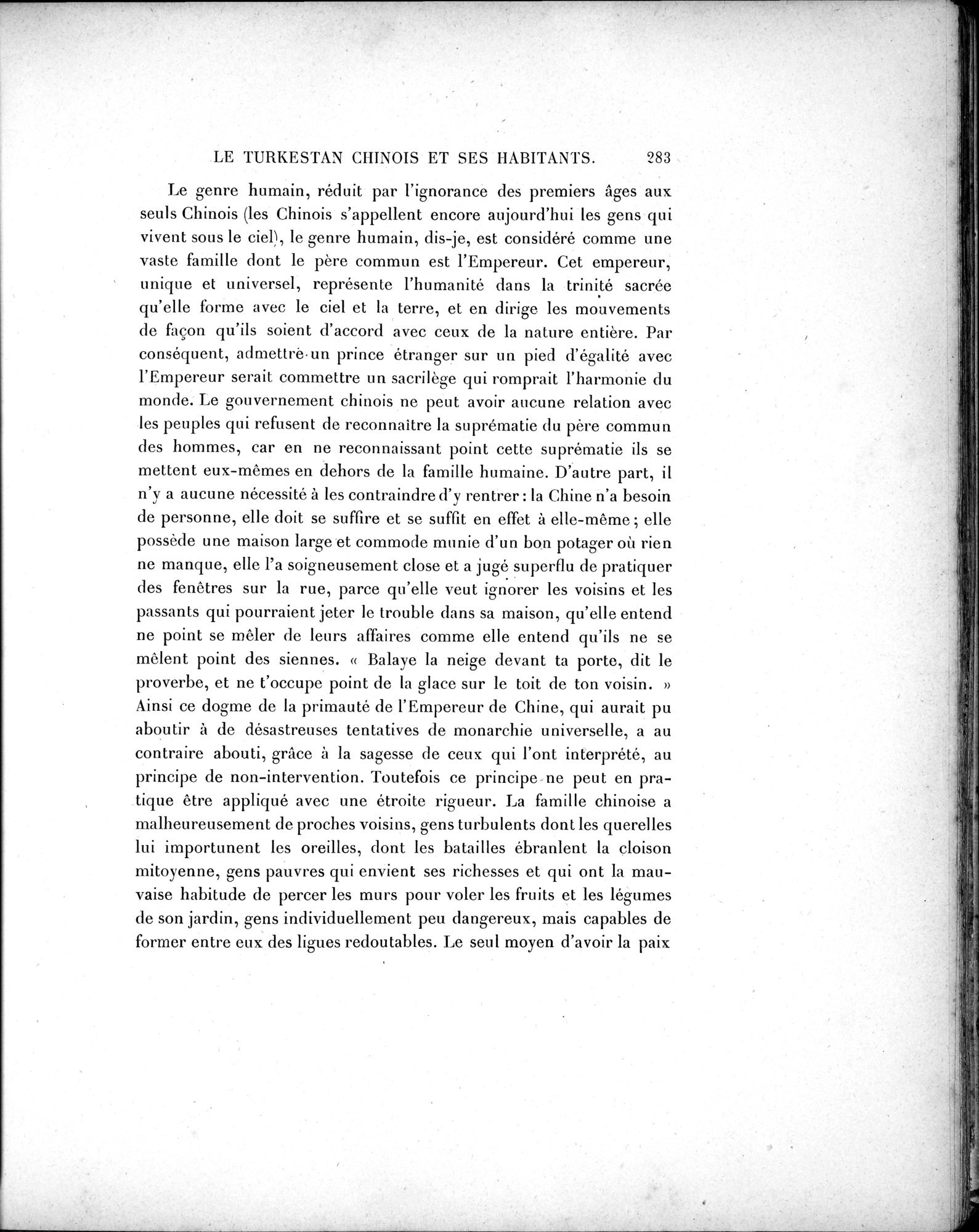 Mission Scientifique dans la Haute Asie 1890-1895 : vol.2 / 309 ページ（白黒高解像度画像）