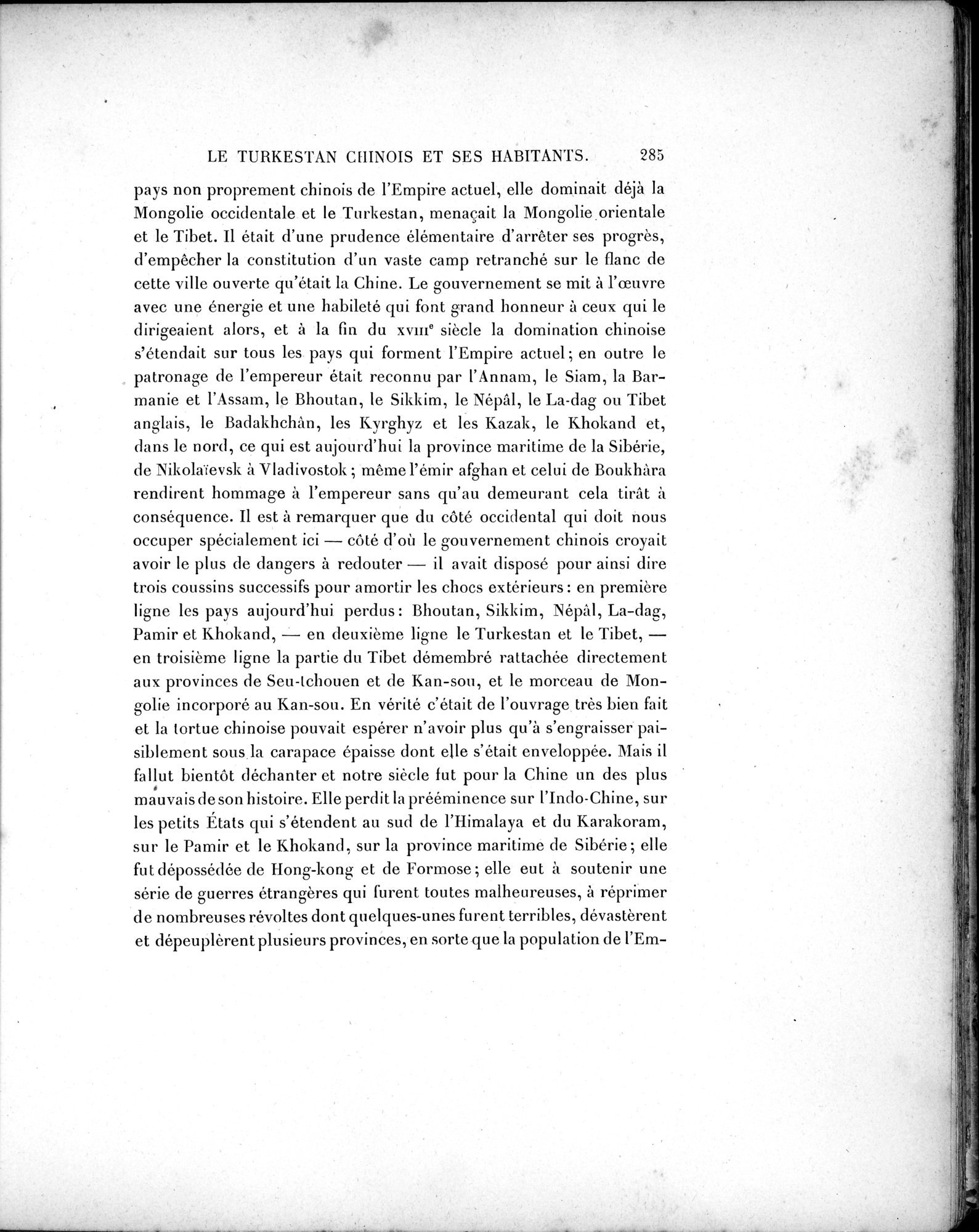 Mission Scientifique dans la Haute Asie 1890-1895 : vol.2 / 311 ページ（白黒高解像度画像）