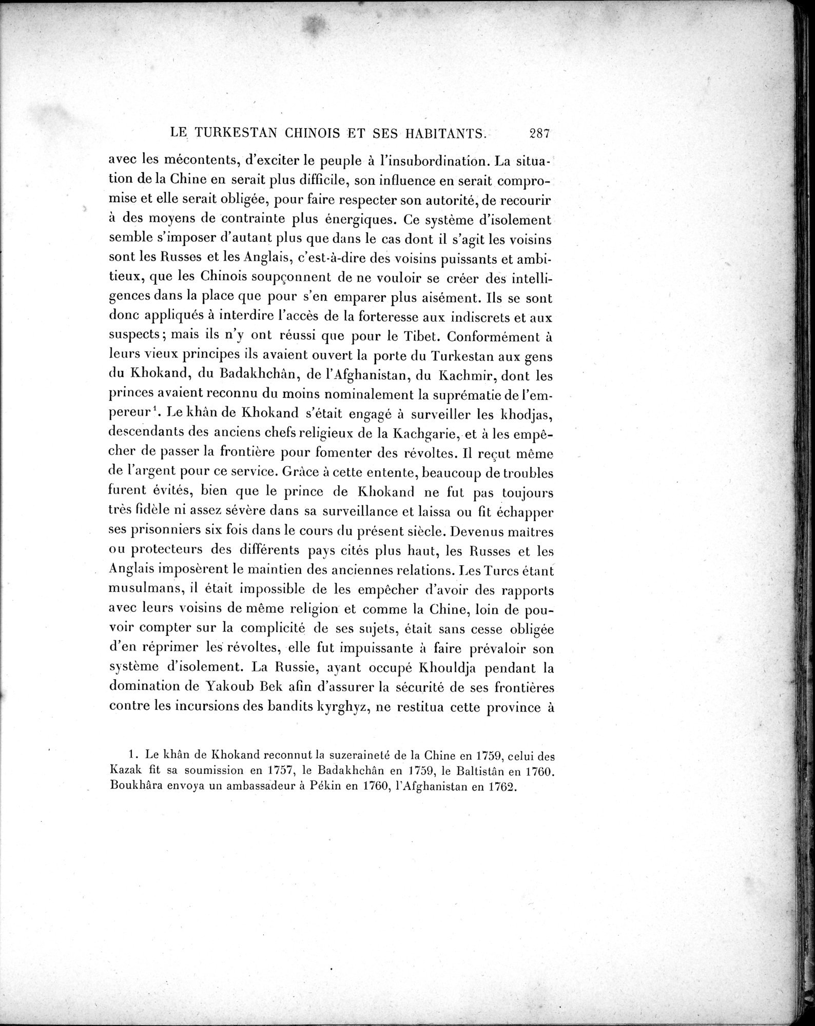Mission Scientifique dans la Haute Asie 1890-1895 : vol.2 / Page 313 (Grayscale High Resolution Image)
